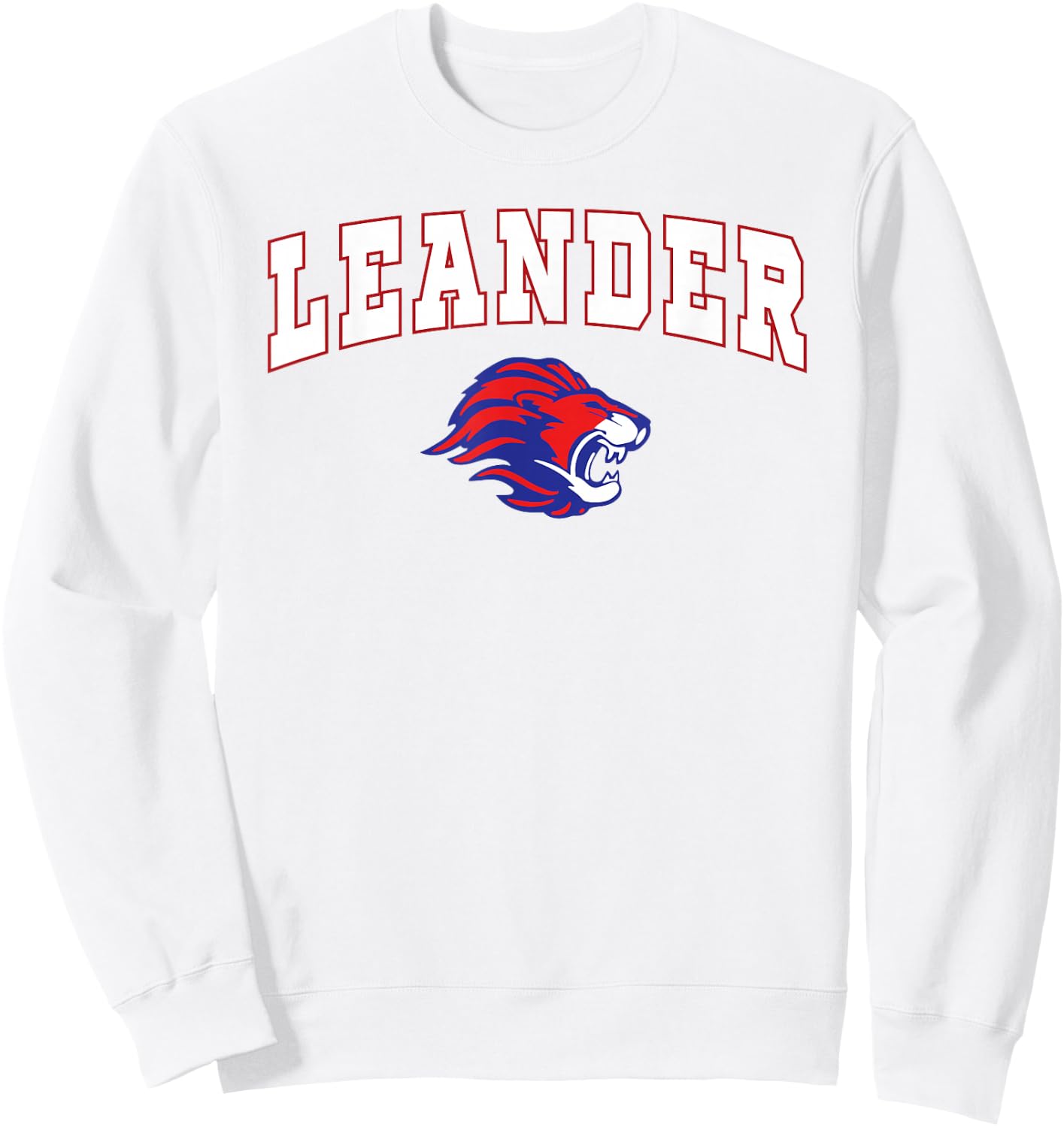 Leander High School Lions C2 Sweatshirt - Sweatshirt | White