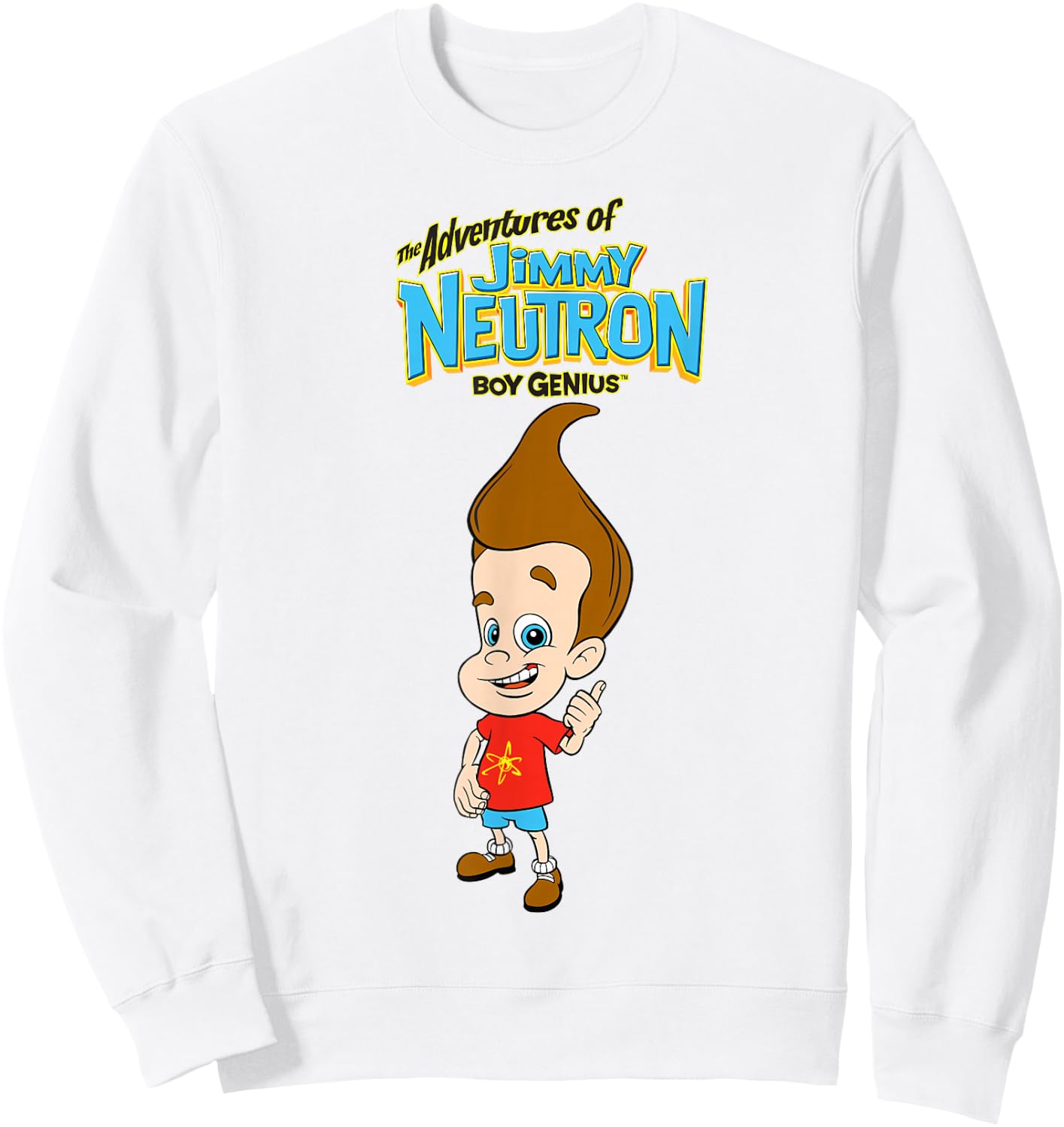 Nickelodeon The Adventures of Jimmy Neutron Sweatshirt - Sweatshirt | White