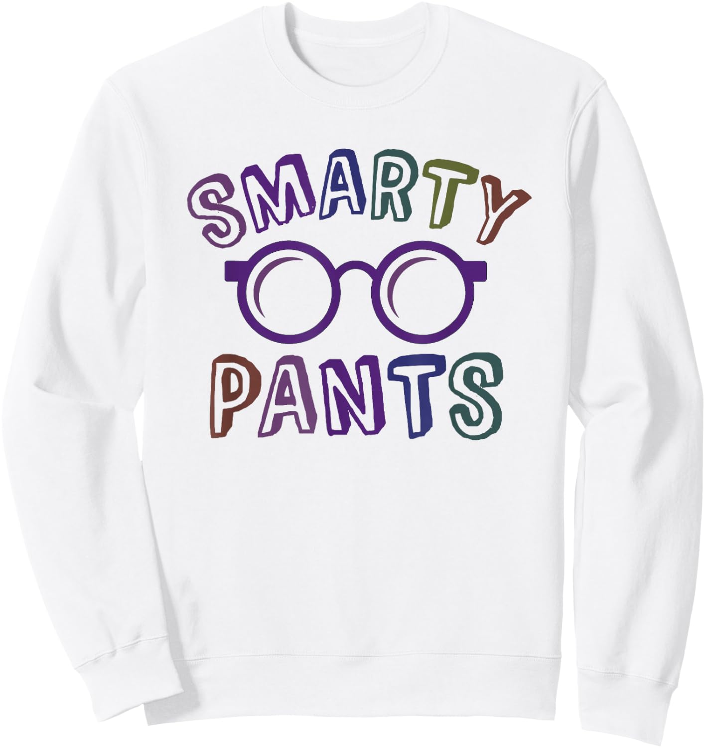 Funny Little Mr Miss SMARTY PANTS Graduation Alumni Teacher Sweatshirt - Sweatshirt | White