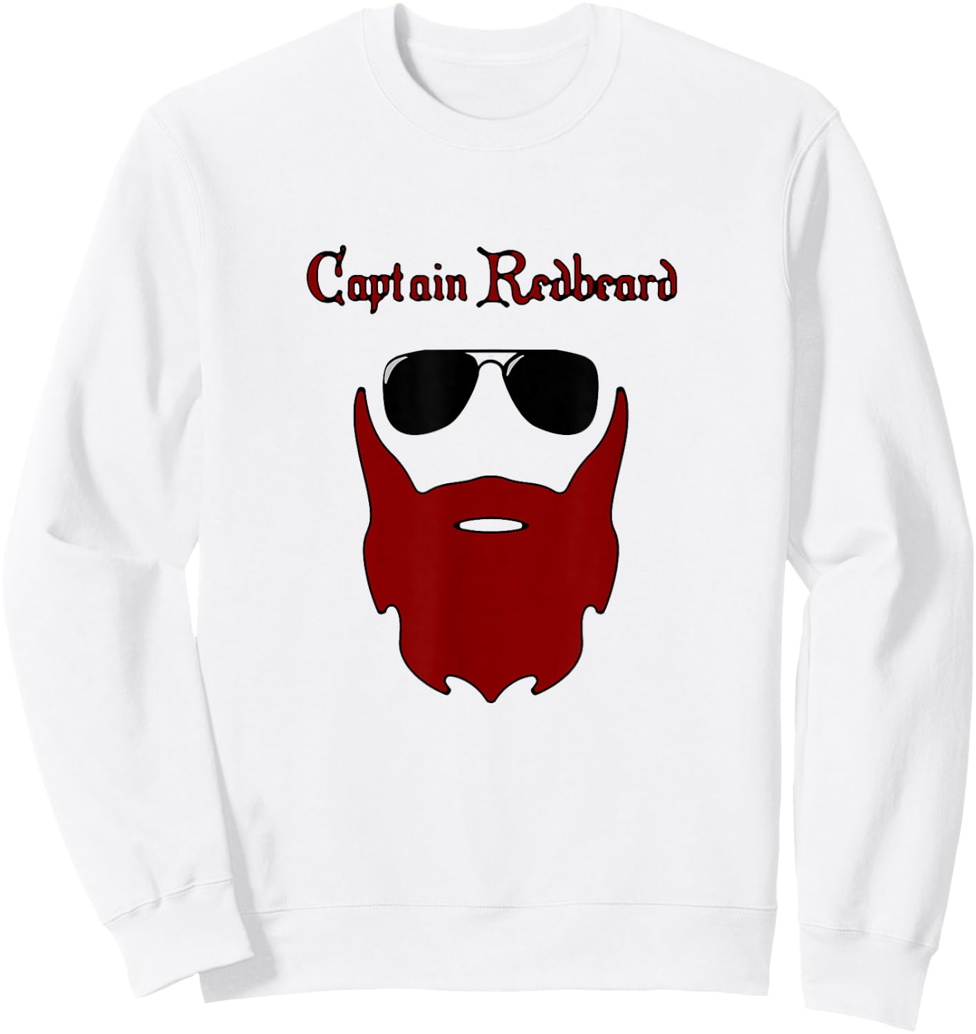 Captain Redbeard for Redhead Aviator Sweatshirt - Sweatshirt | White