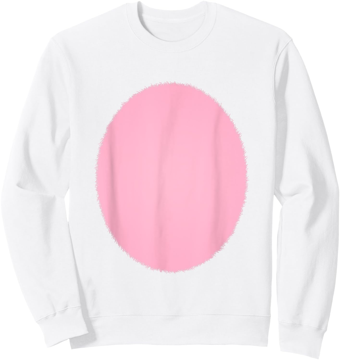 Pink Tummy Belly Easter Bunny Rabbit Furry Cosplay Costume Sweatshirt - Sweatshirt | White