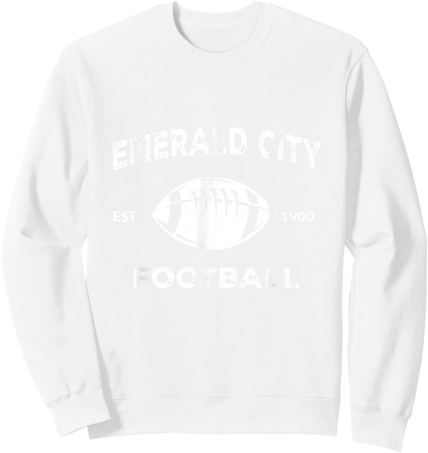 Wizard of Oz Emerald City Football Costume Halloween Sweatshirt - Sweatshirt | White