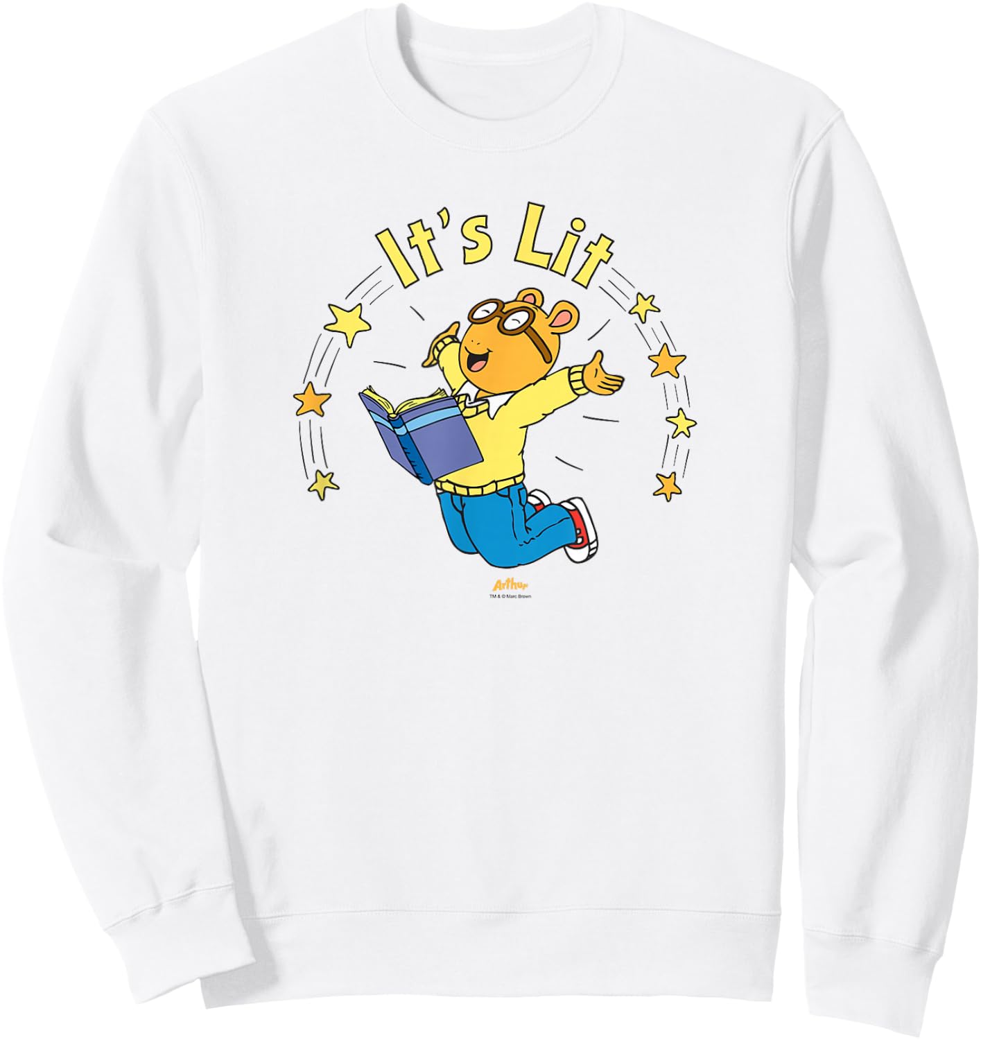 Arthur It's Lit Sweatshirt - Sweatshirt | White
