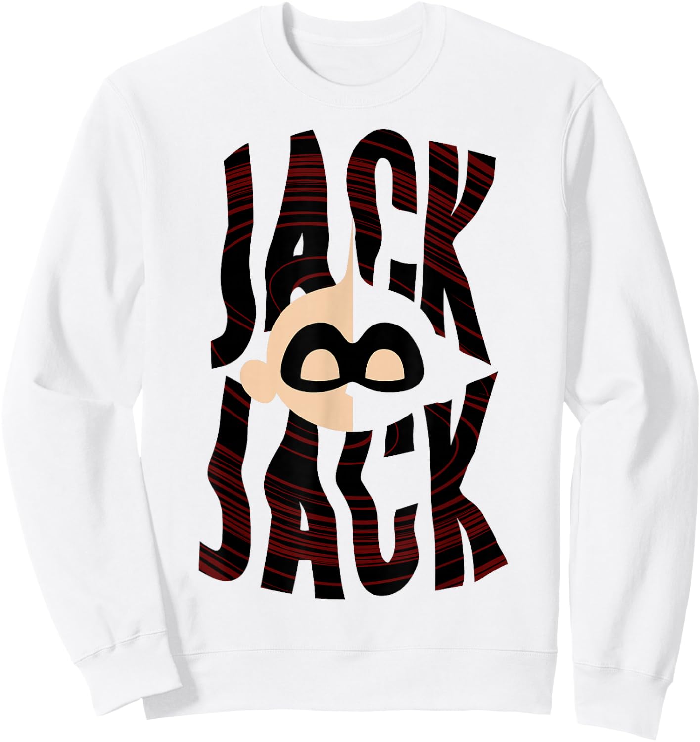 Disney Pixar Incredibles 2 Jack-Jack Masked Portrait Sweatshirt - Sweatshirt | White