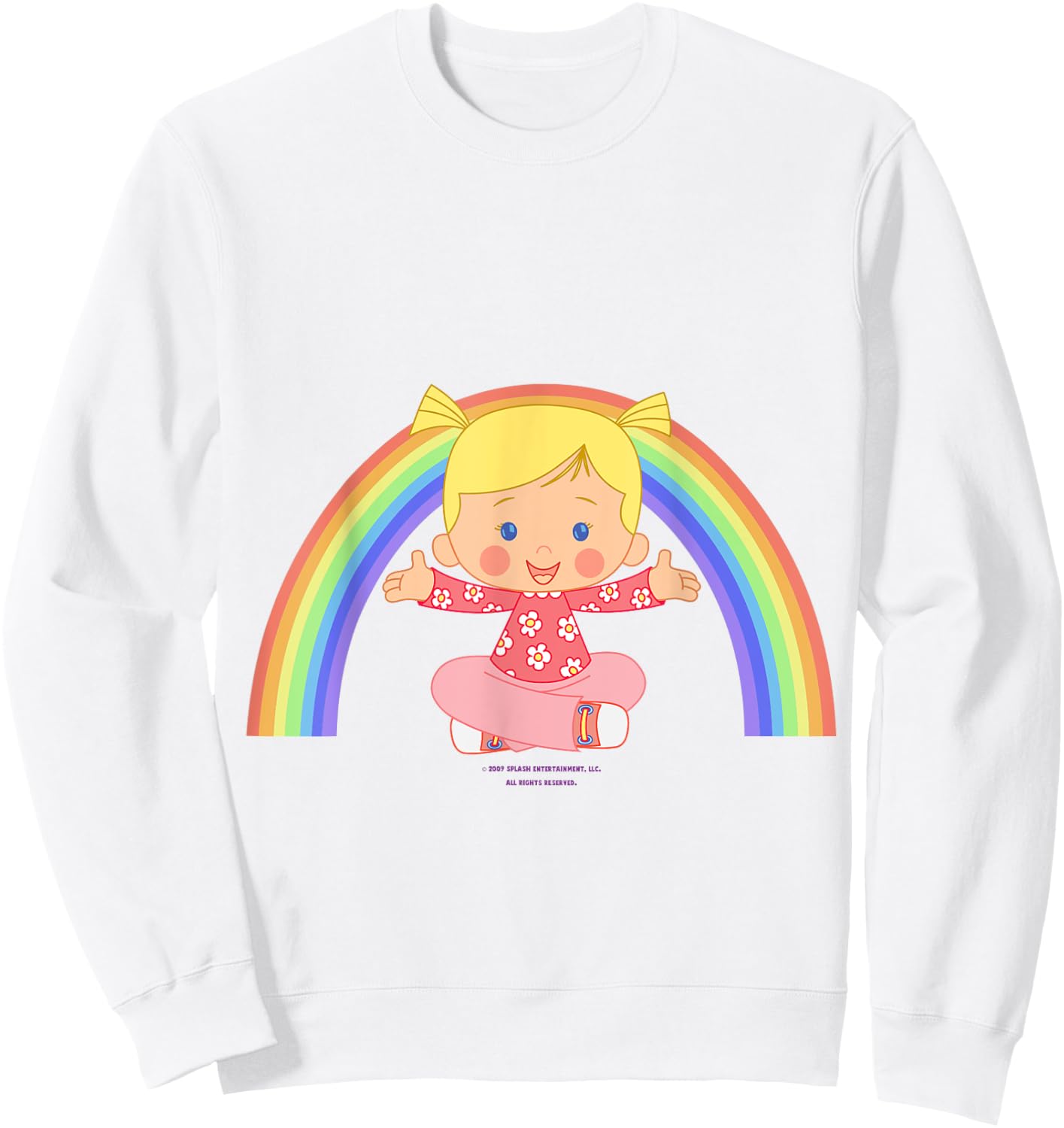 Chloe's Closet: Rainbow Sweatshirt - Sweatshirt | White
