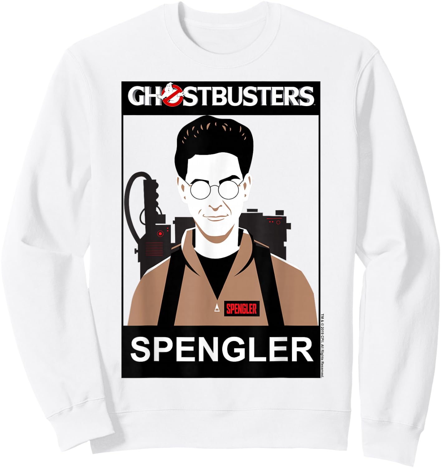 Ghostbusters Spengler Name Portrait Sweatshirt - Sweatshirt | White