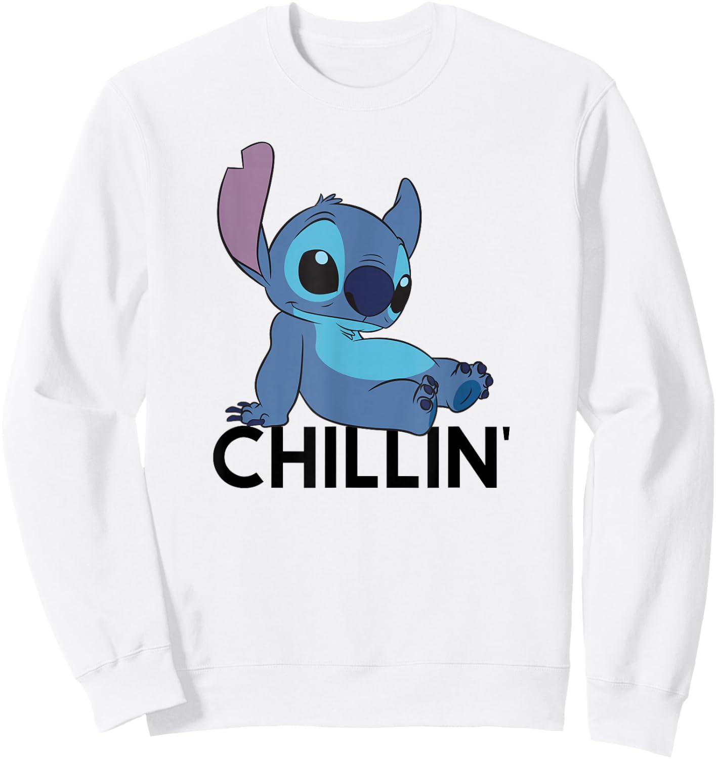Lilo & Stitch - Chillin Sweatshirt - Sweatshirt | White