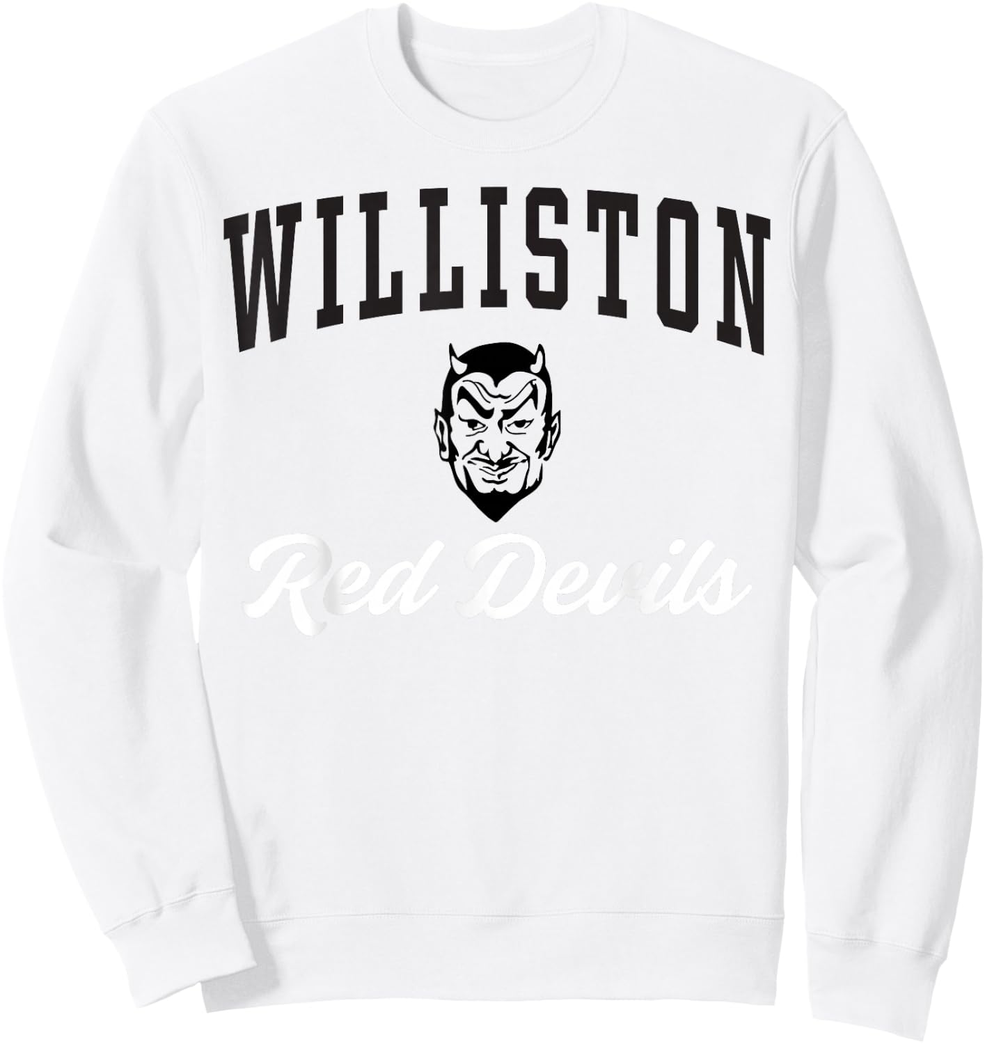 Williston High School Red Devils C3 Sweatshirt - Sweatshirt | White