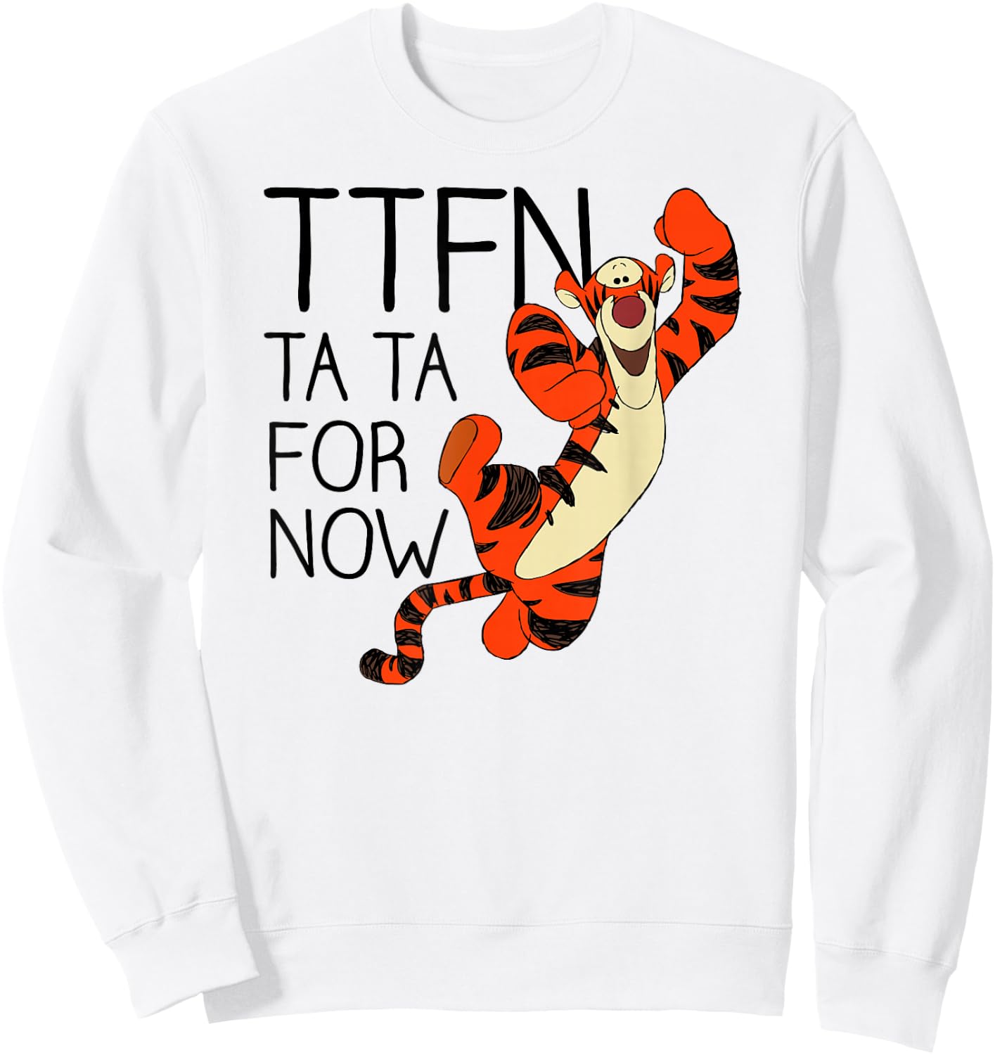 Disney - Winnie The Pooh Tiger Ta Da for Now Sweatshirt - Sweatshirt | White