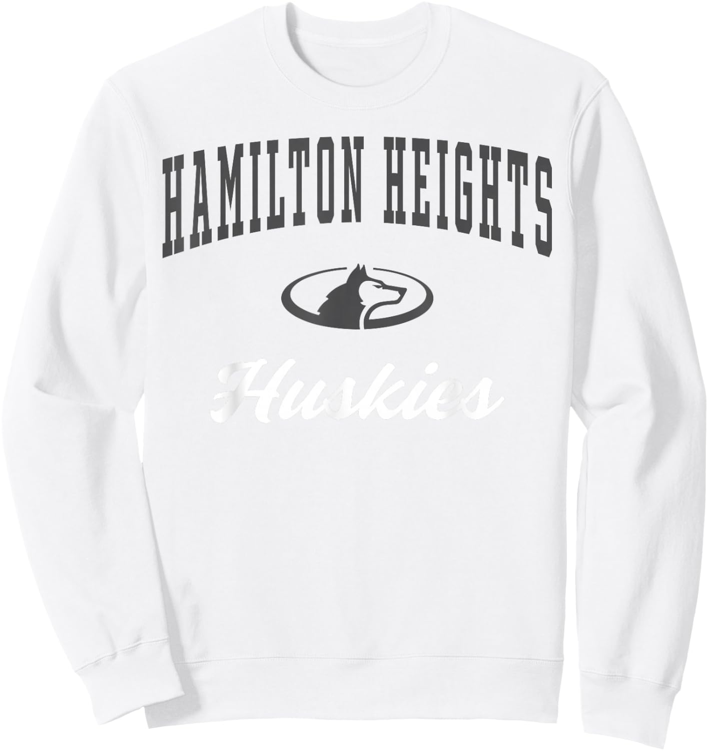 Hamilton Heights High School Huskies Sweatshirt - Sweatshirt | White