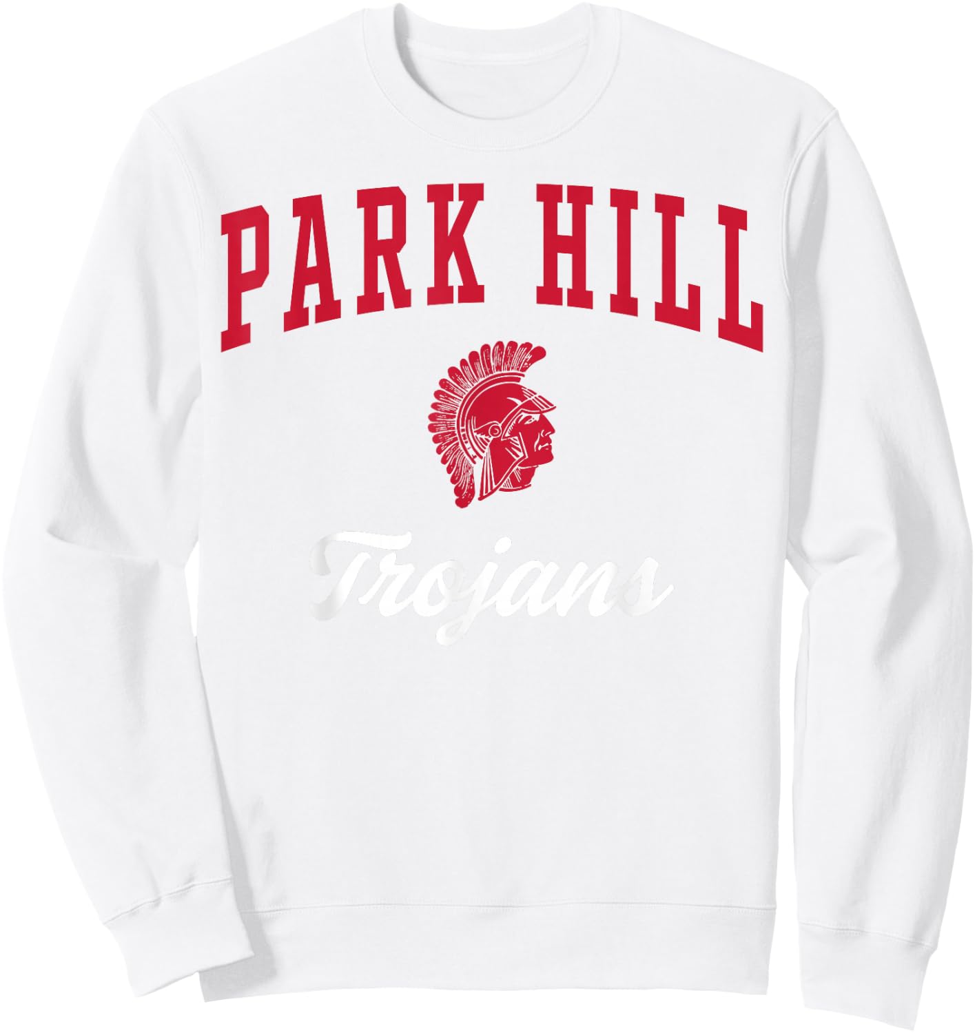 Park Hill High School Trojans Sweatshirt - Sweatshirt | White