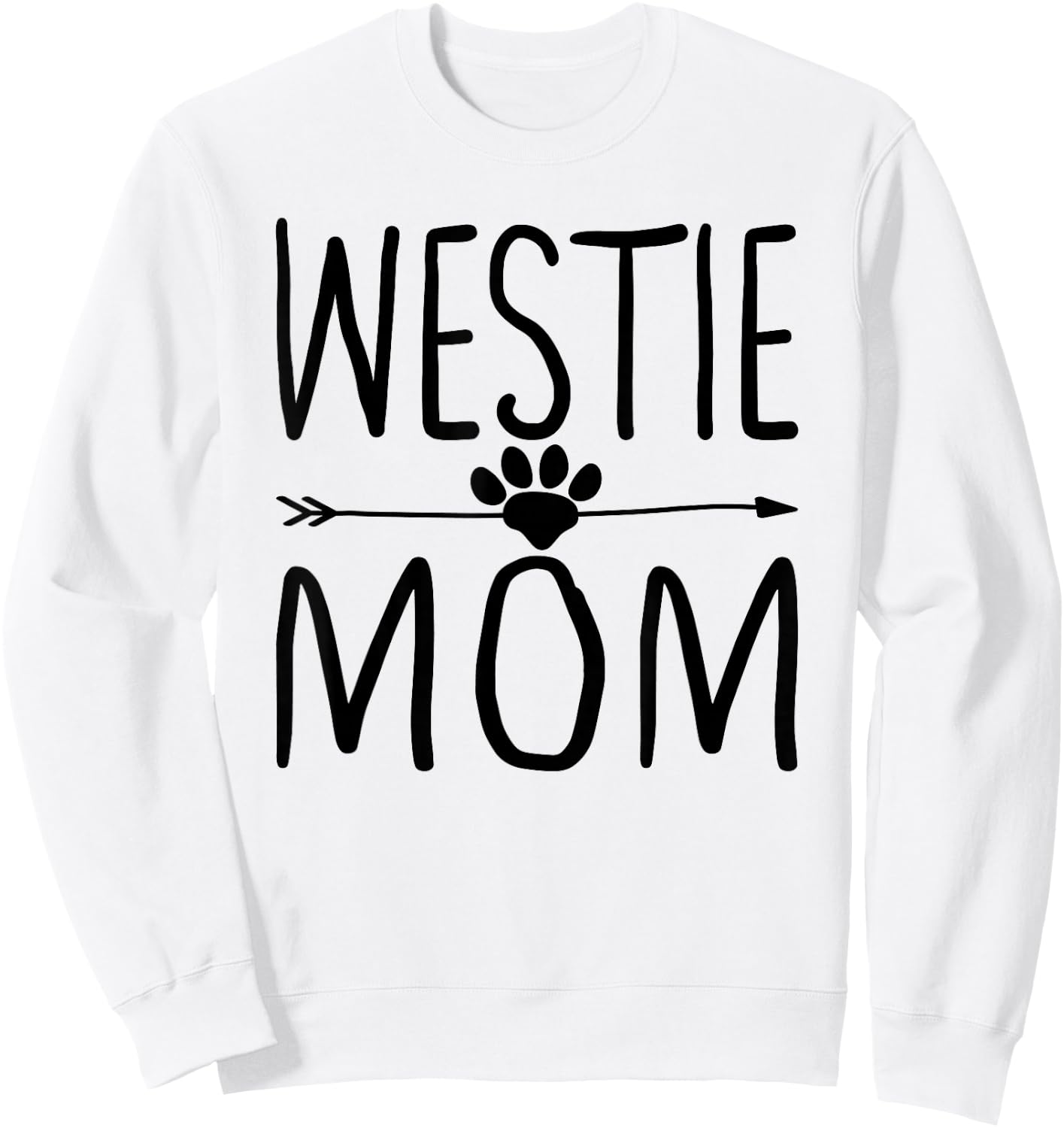 Westie Lover Gift Mom Matching Mother Pajama Dog Mum Mama Men Women Girls Kids Sweatshirt - Sweatshirt | White