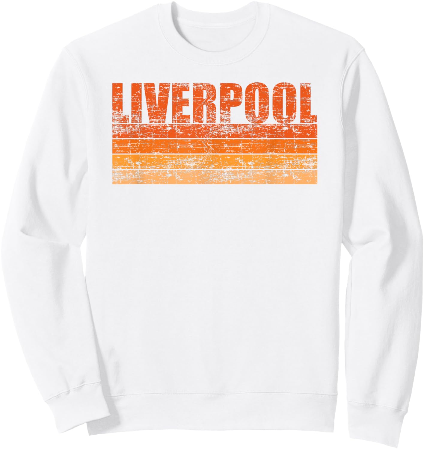 Liverpool Shirt Vintage Retro England Sweatshirt - Sweatshirt | White