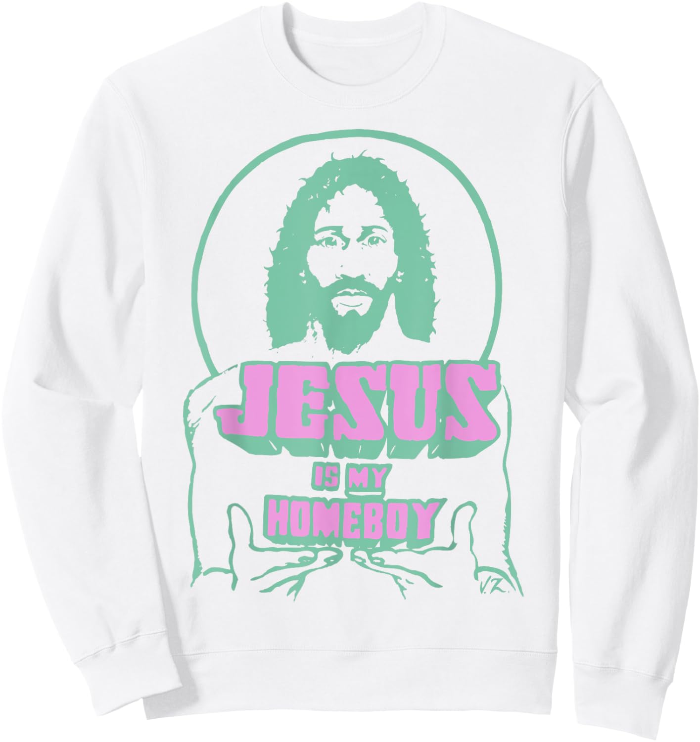 Jesus Is My Homeboy summer Version Yellow Sweatshirt - Sweatshirt | White