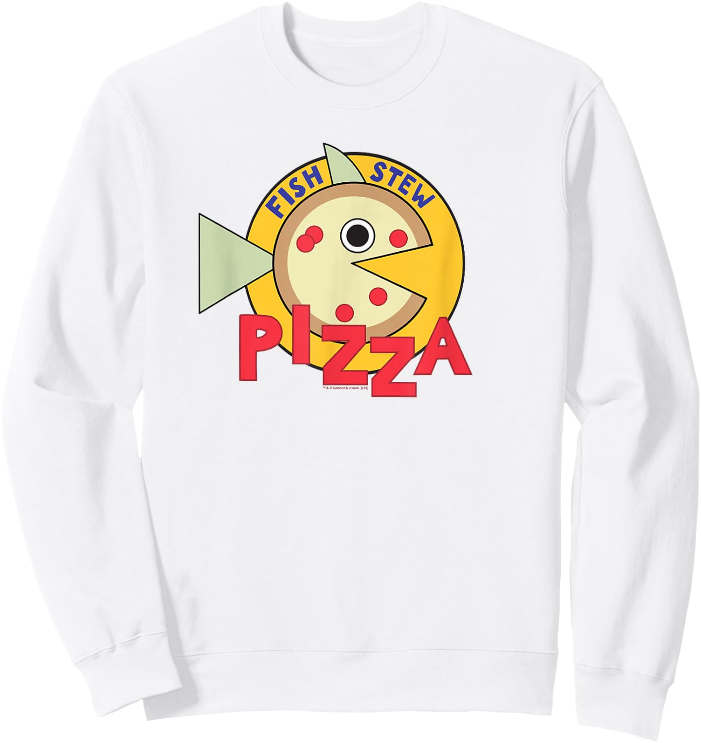 Steven Universe Fish Stew Pizza Sweatshirt - Sweatshirt | White