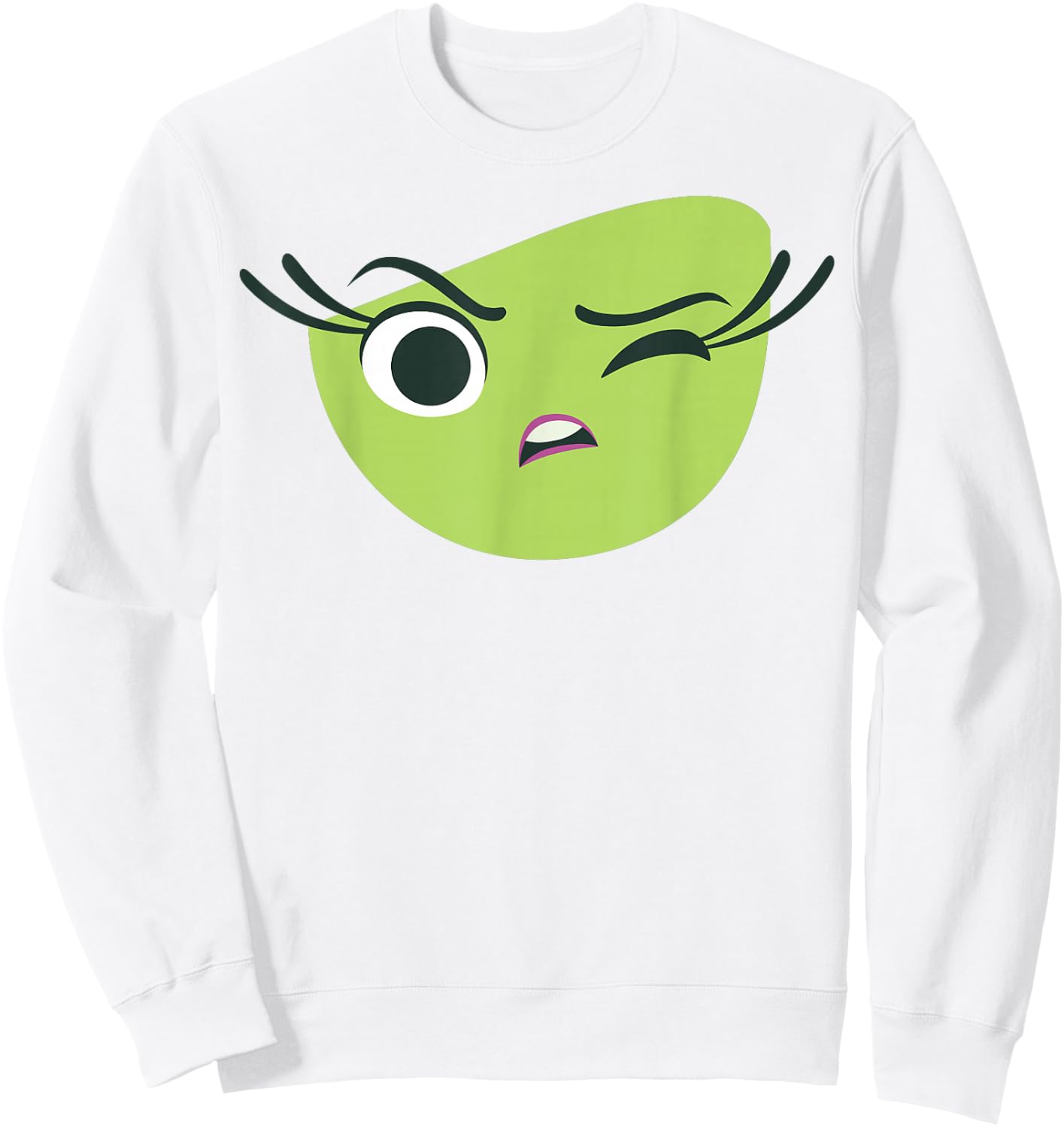 Disney Pixar Inside Out Disgust Halloween Sweatshirt - Sweatshirt | White