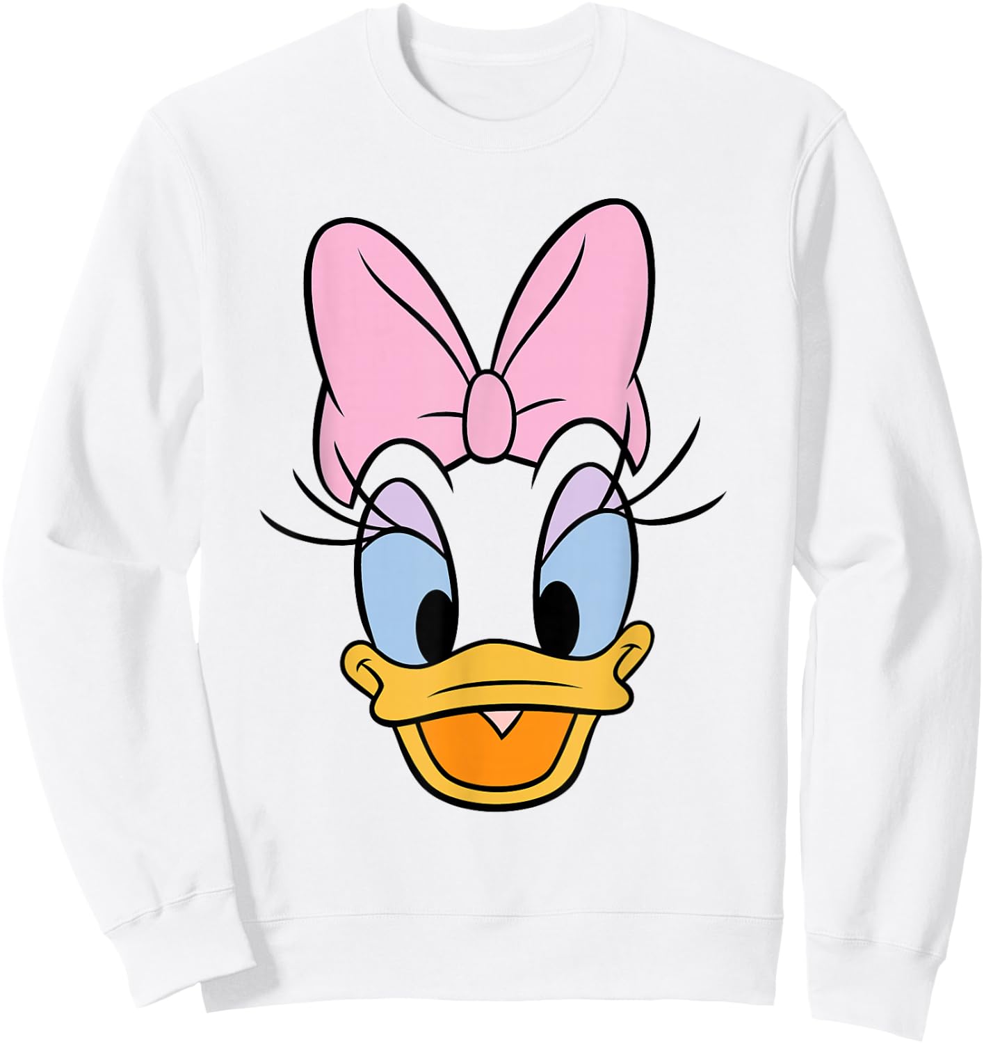 Disney Daisy Duck Big Face Sweatshirt - Sweatshirt | White