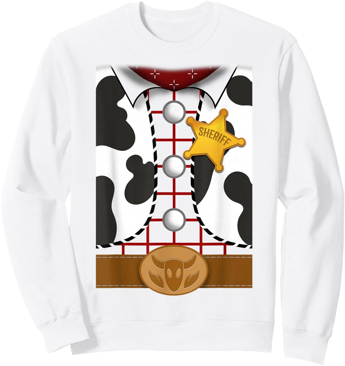 Disney Pixar Toy Story Woody Suit Halloween Sweatshirt - Sweatshirt | White