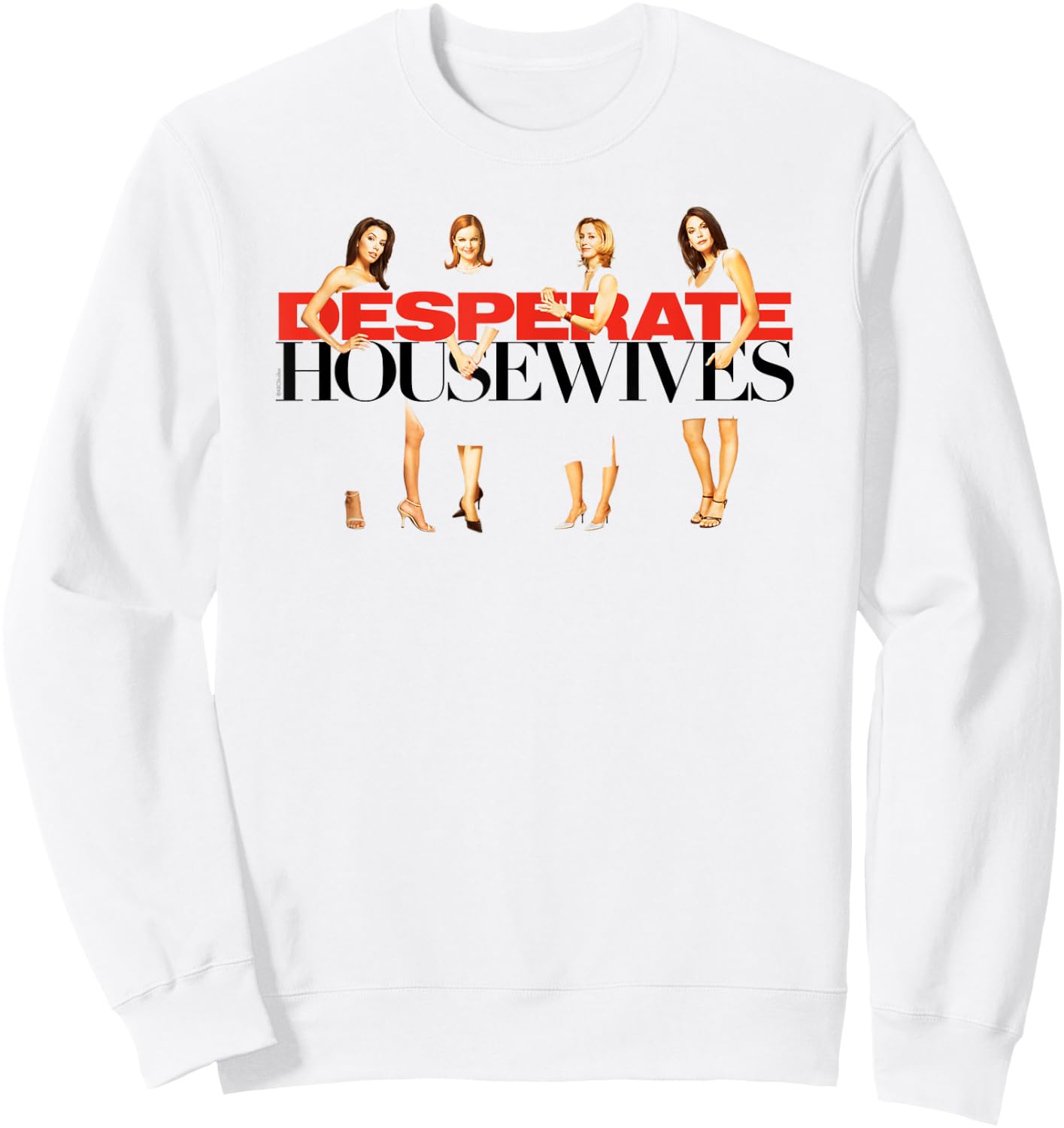 Desperate Housewives Logo Ladies Sweatshirt - Sweatshirt | White
