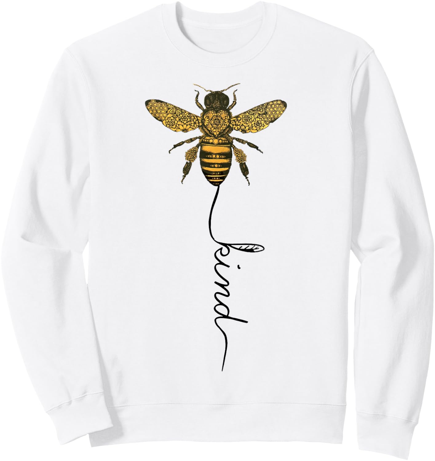 Cool Bee Kind Be Kind T Shirt Gift Men Sweatshirt - Sweatshirt | White