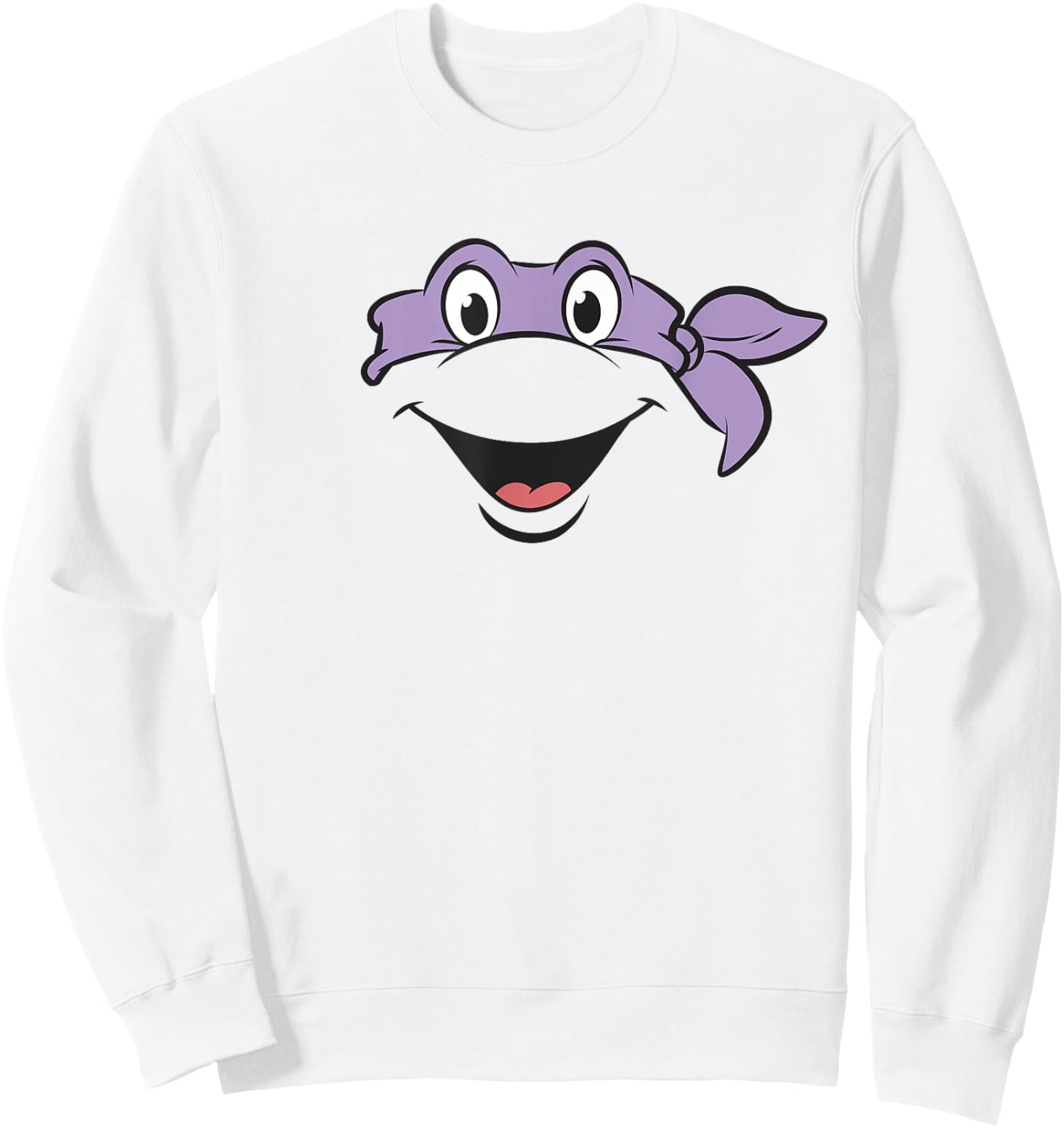Teenage Mutant Ninja Turtles Donatello Big Face Costume Sweatshirt - Sweatshirt | White