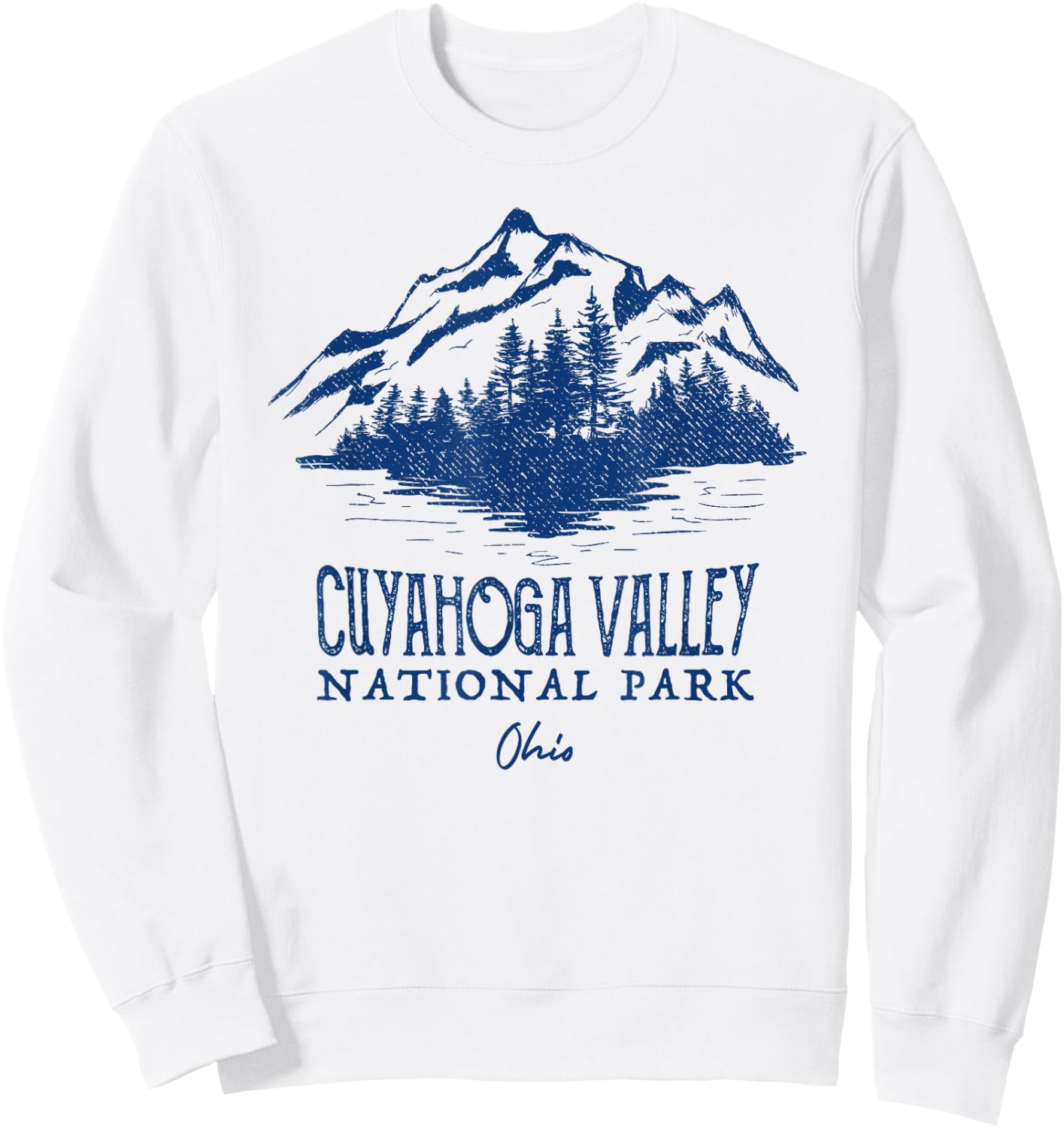 Vintage Cuyahoga Valley National Park Ohio Sweatshirt - Sweatshirt | White