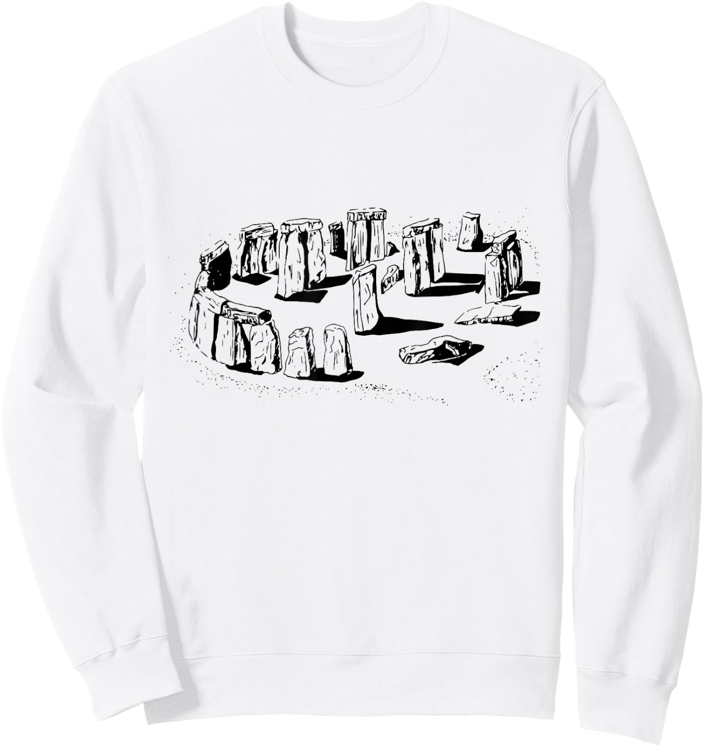 Stonehenge Irish Vacation Souvenir World Wonder Sweatshirt - Sweatshirt | White