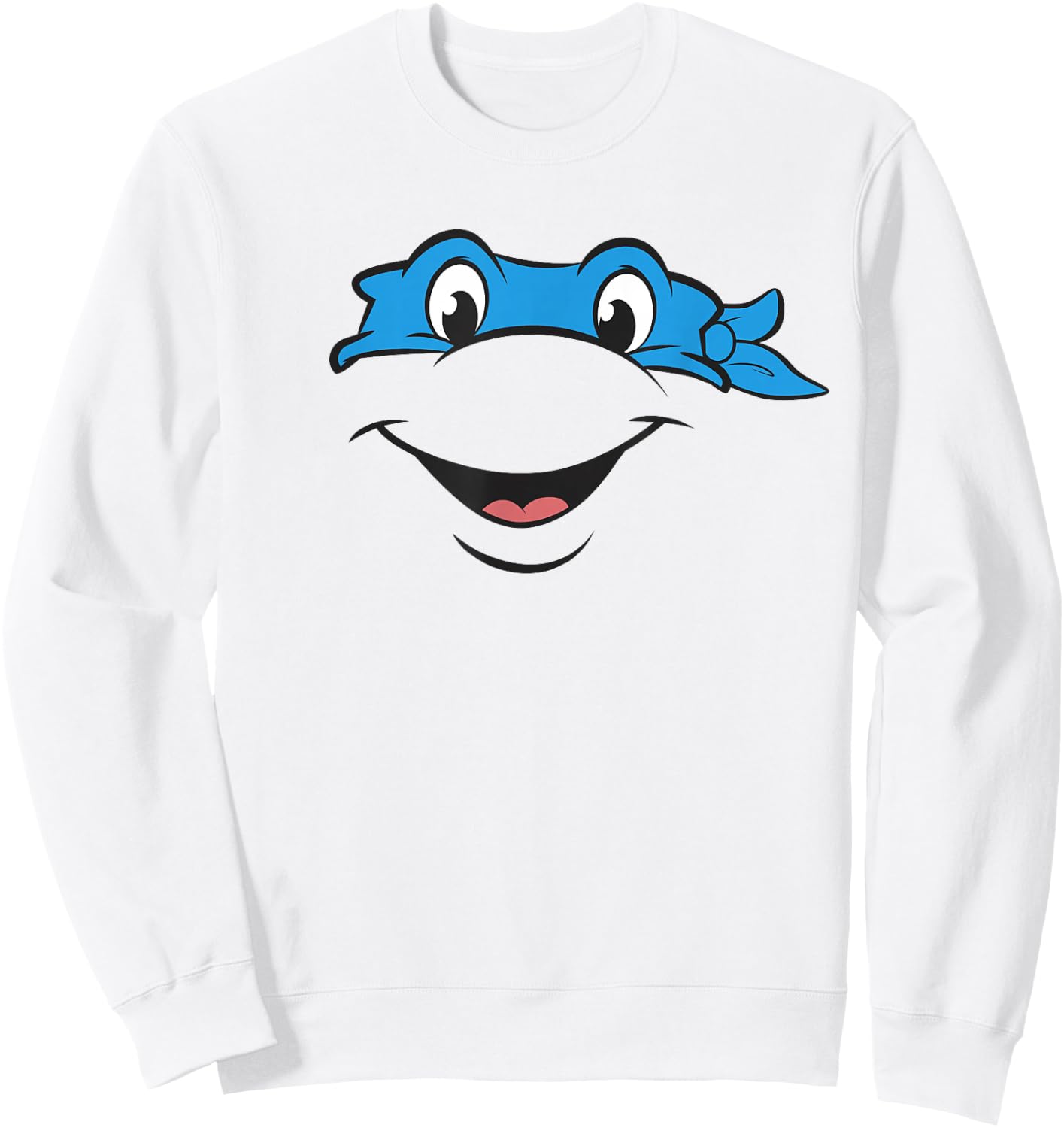 Teenage Mutant Ninja Turtles Leonardo Big Face Costume Sweatshirt - Sweatshirt | White
