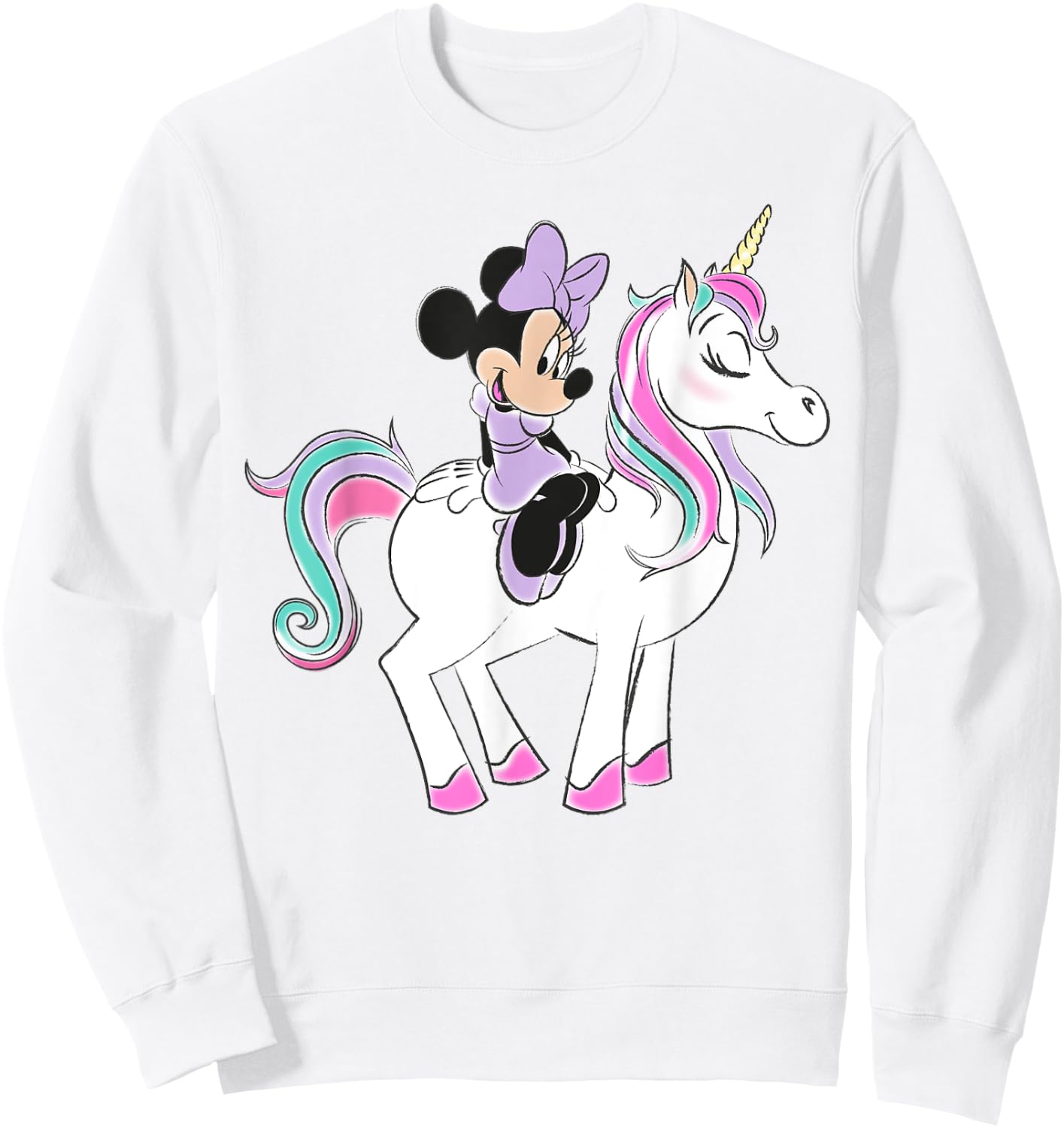 Disney - Minnie and Unicorn Sweatshirt - Sweatshirt | White
