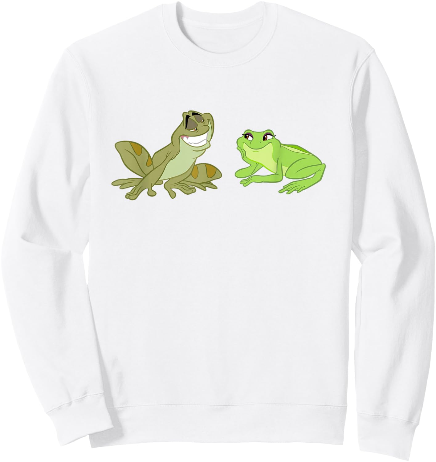 Disney The Princess and The Frog Tiana and Naveen Small Sweatshirt - Sweatshirt | White