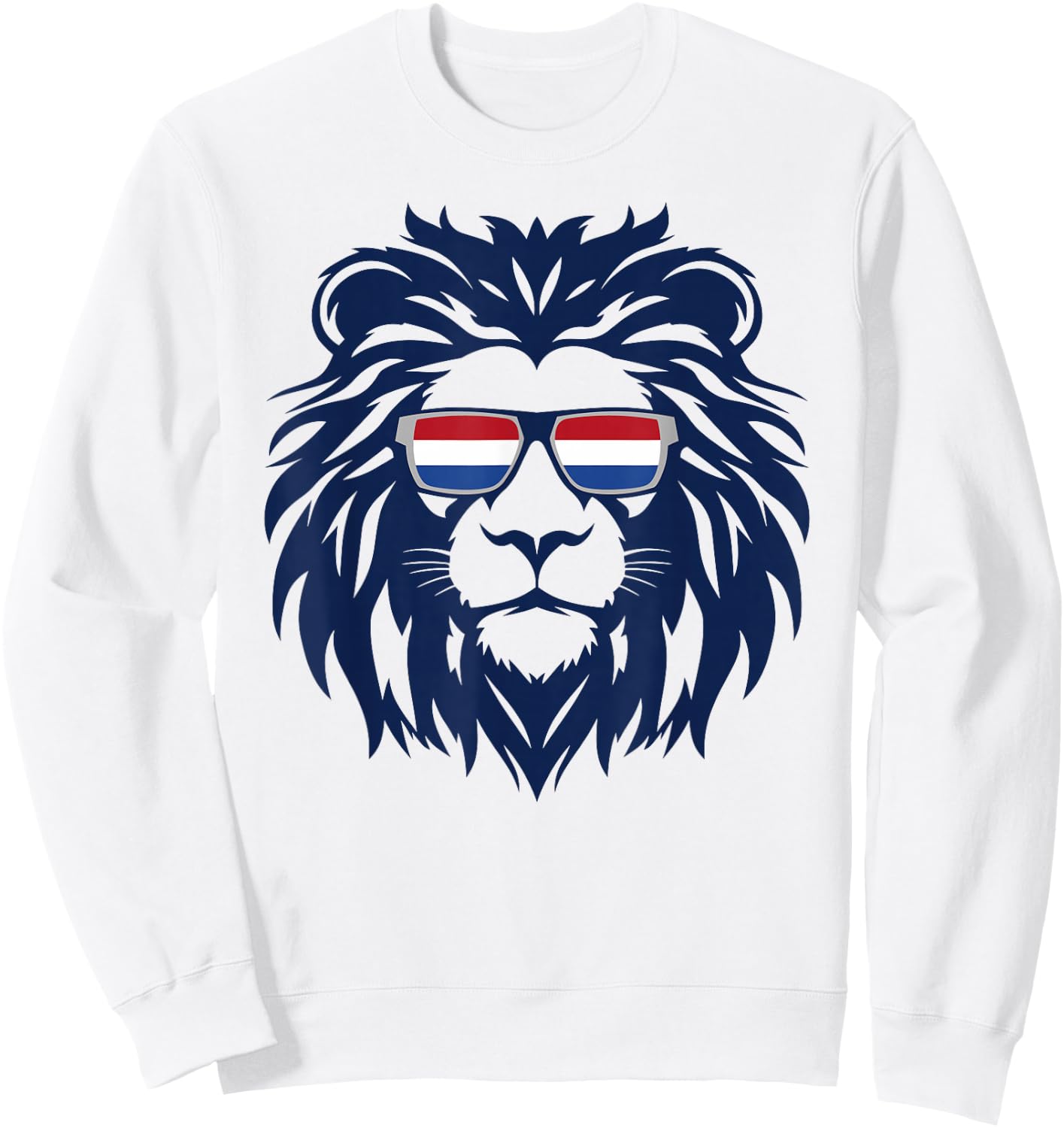 Nederland Lion, Netherlands Flag. Holland Dutch, Orange Sweatshirt - Sweatshirt | White