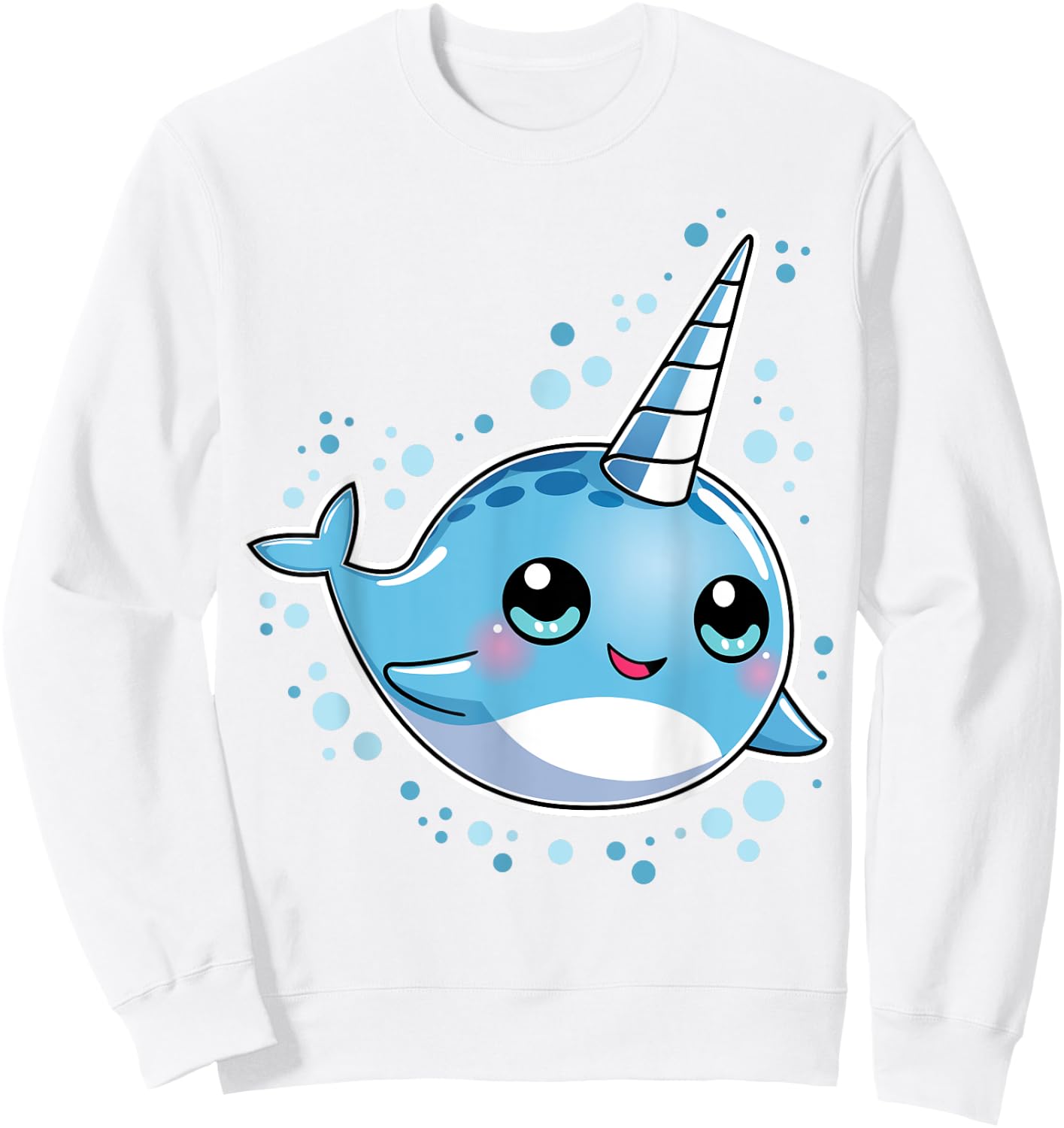 Narwhal Unicorn Of The Sea T shirt Girls Kids Women Gifts Sweatshirt - Sweatshirt | White