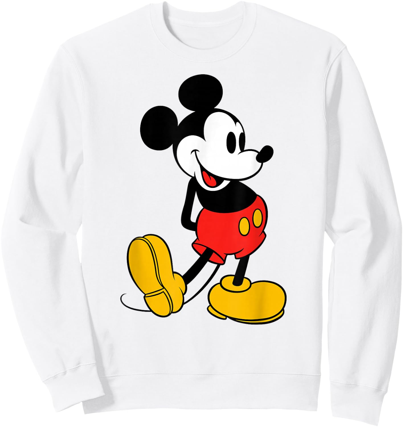 Disney - Classic Mickey Mouse Sweatshirt - Sweatshirt | White