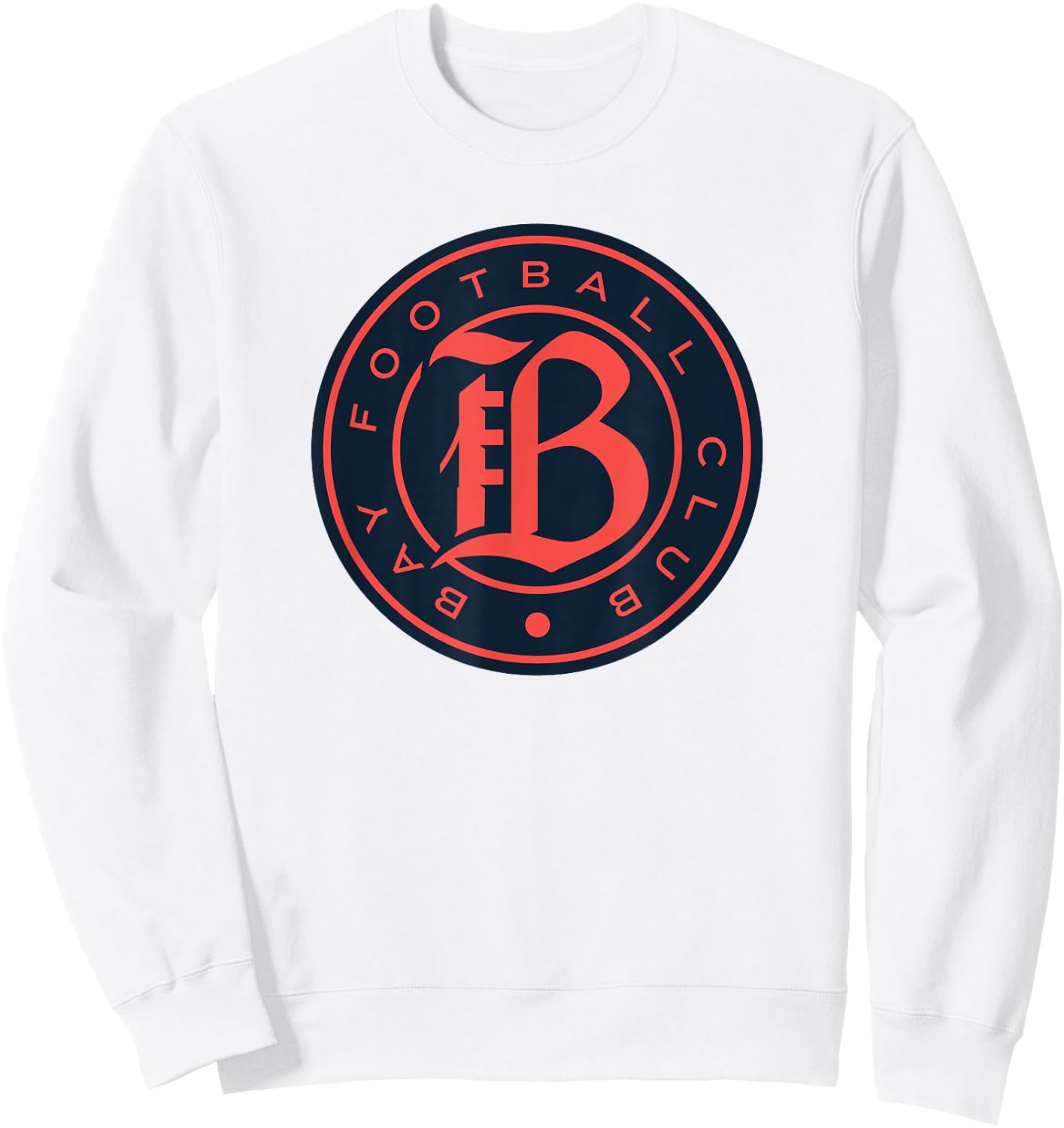Officially Licensed Bay FC NWSL Soccer Apparel Sweatshirt - Sweatshirt | White