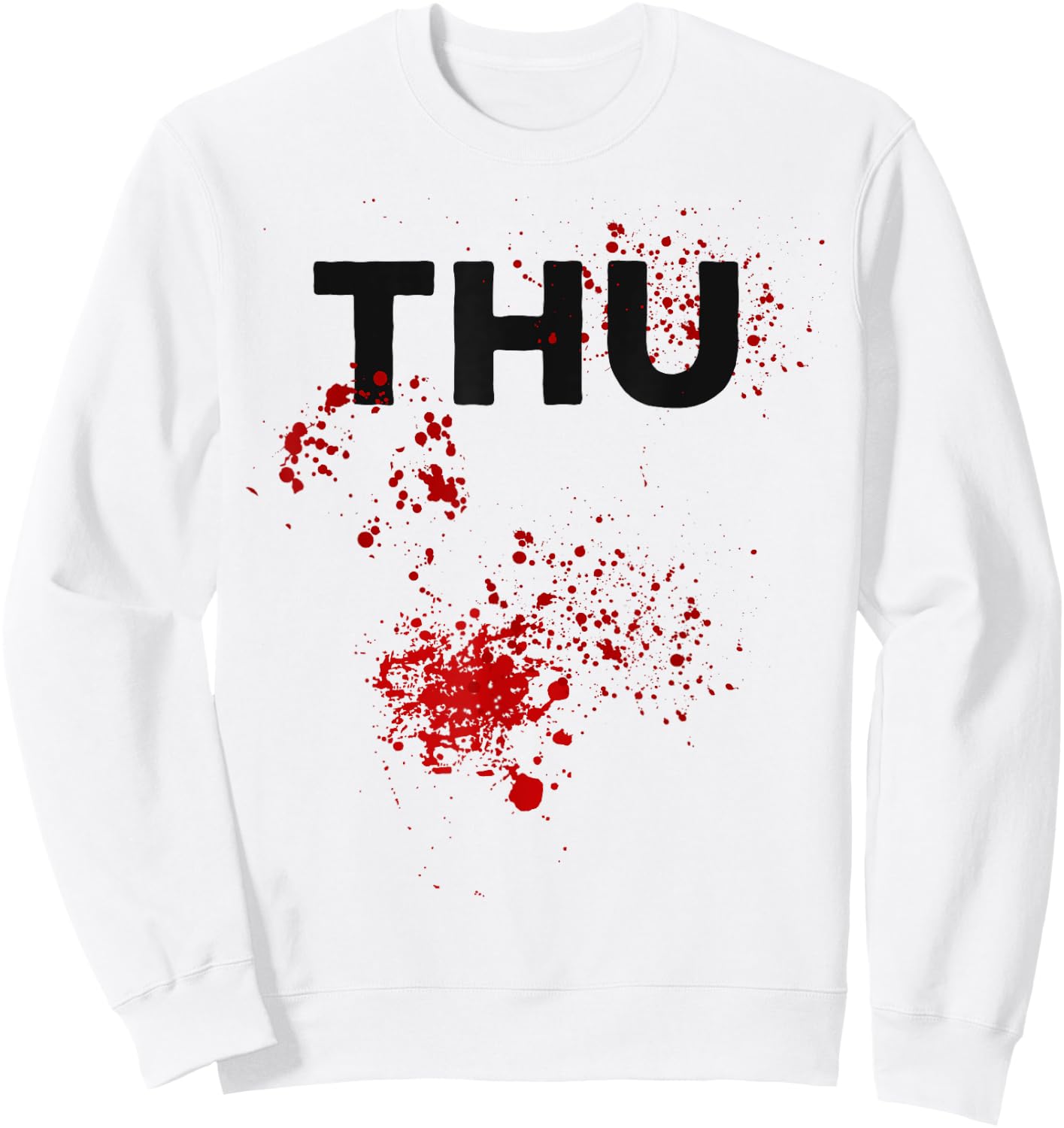 Thursday Shark Costume for Group Halloween Costumes Sweatshirt - Sweatshirt | White
