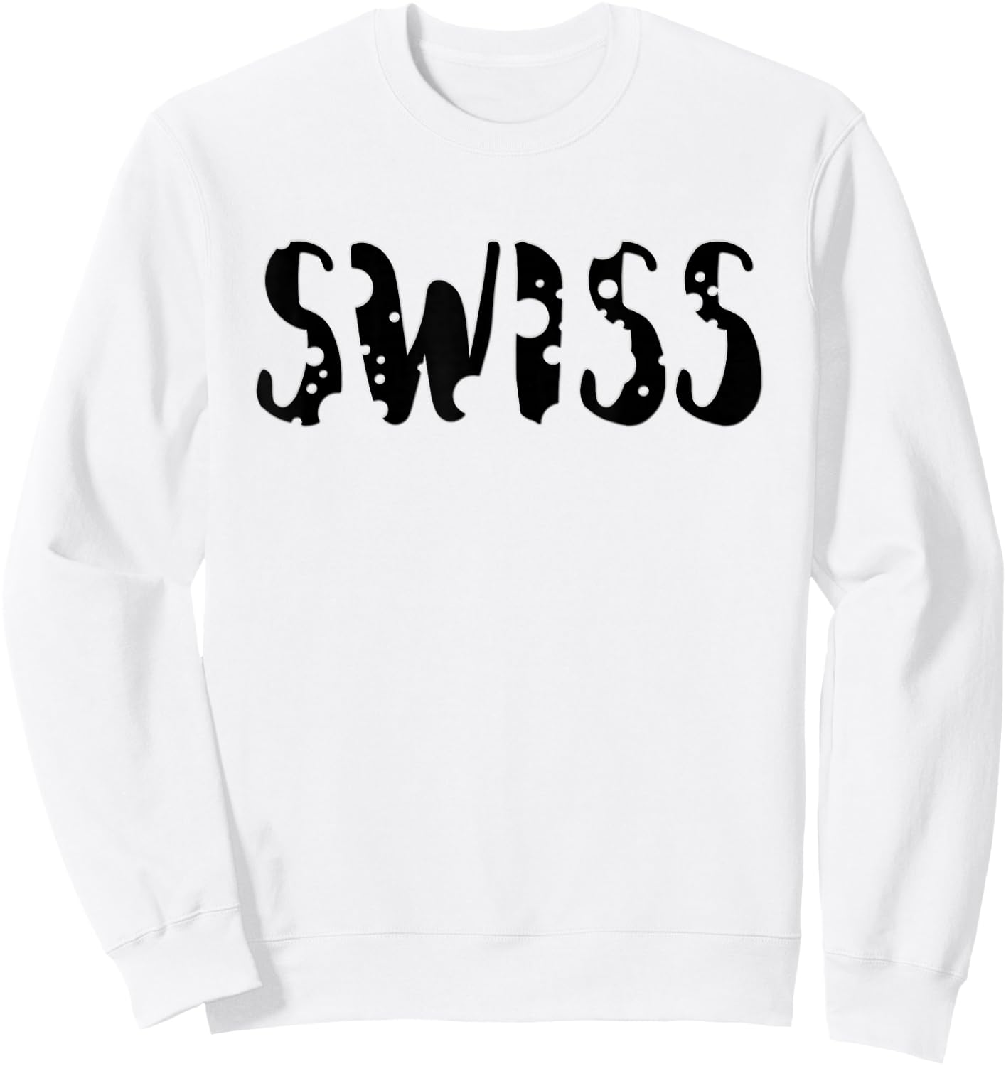 Cheese Swiss Shirt Sweatshirt - Sweatshirt | White