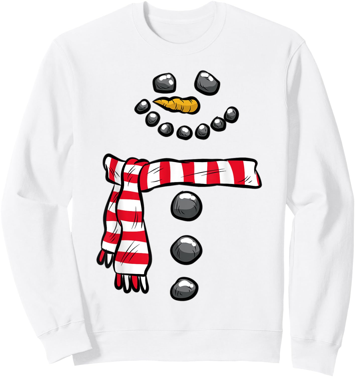 Snowman Costume Sweatshirt - Sweatshirt | White