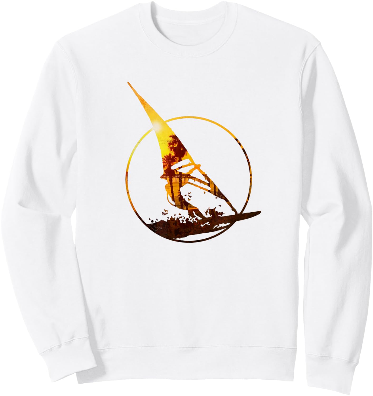 Windsurfing , Windsurfer Sail Shirts Sweatshirt - Sweatshirt | White