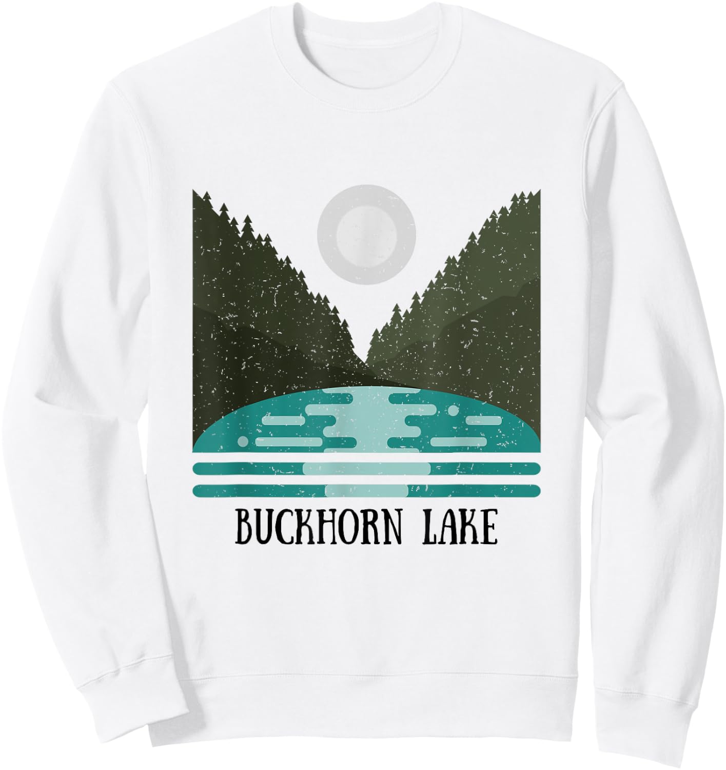 Buckhorn Lake Kentucky Lake Forest Lake Sun Shirt Sweatshirt - Sweatshirt | White