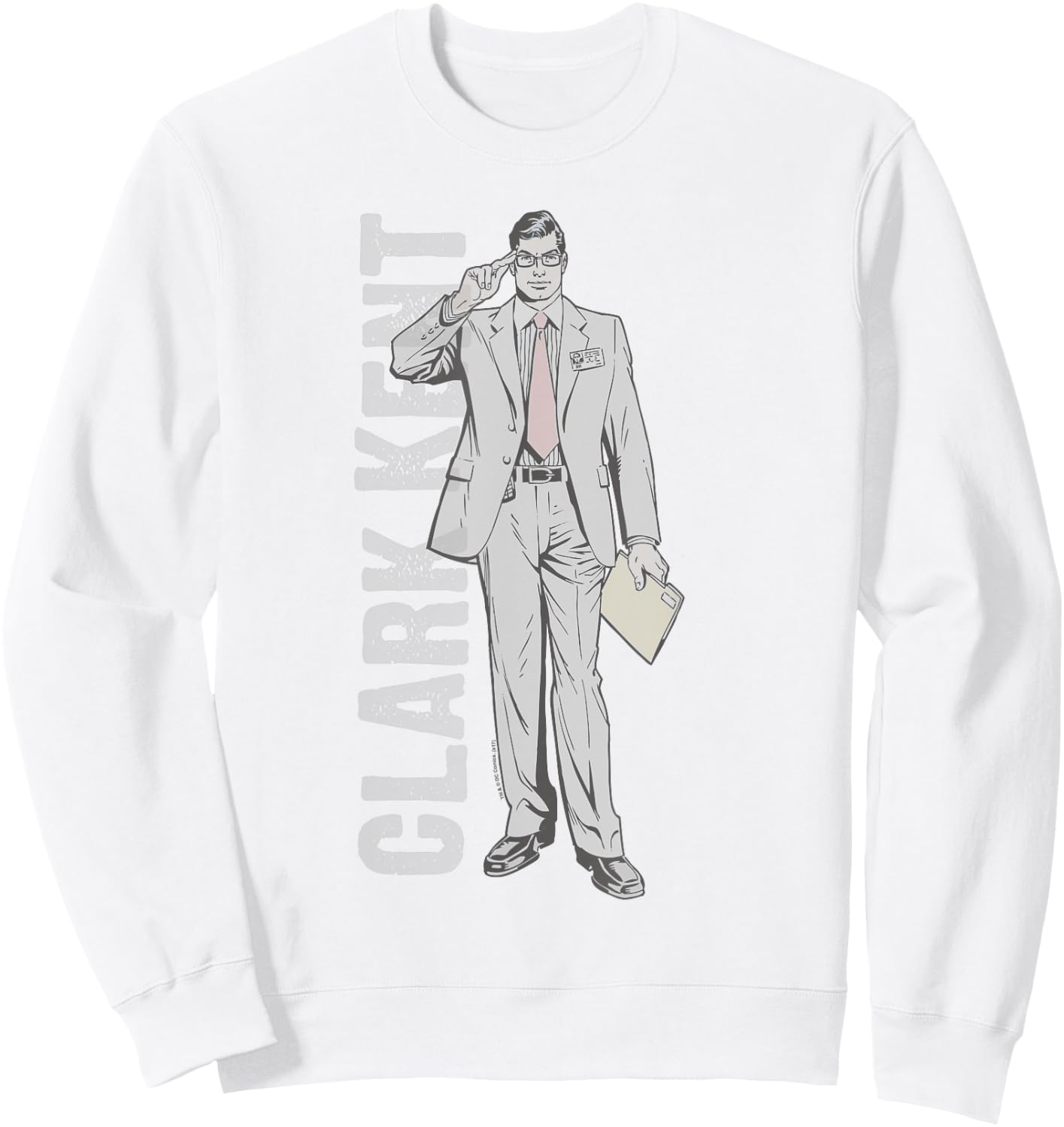 Superman Clark Kent Sweatshirt - Sweatshirt | White