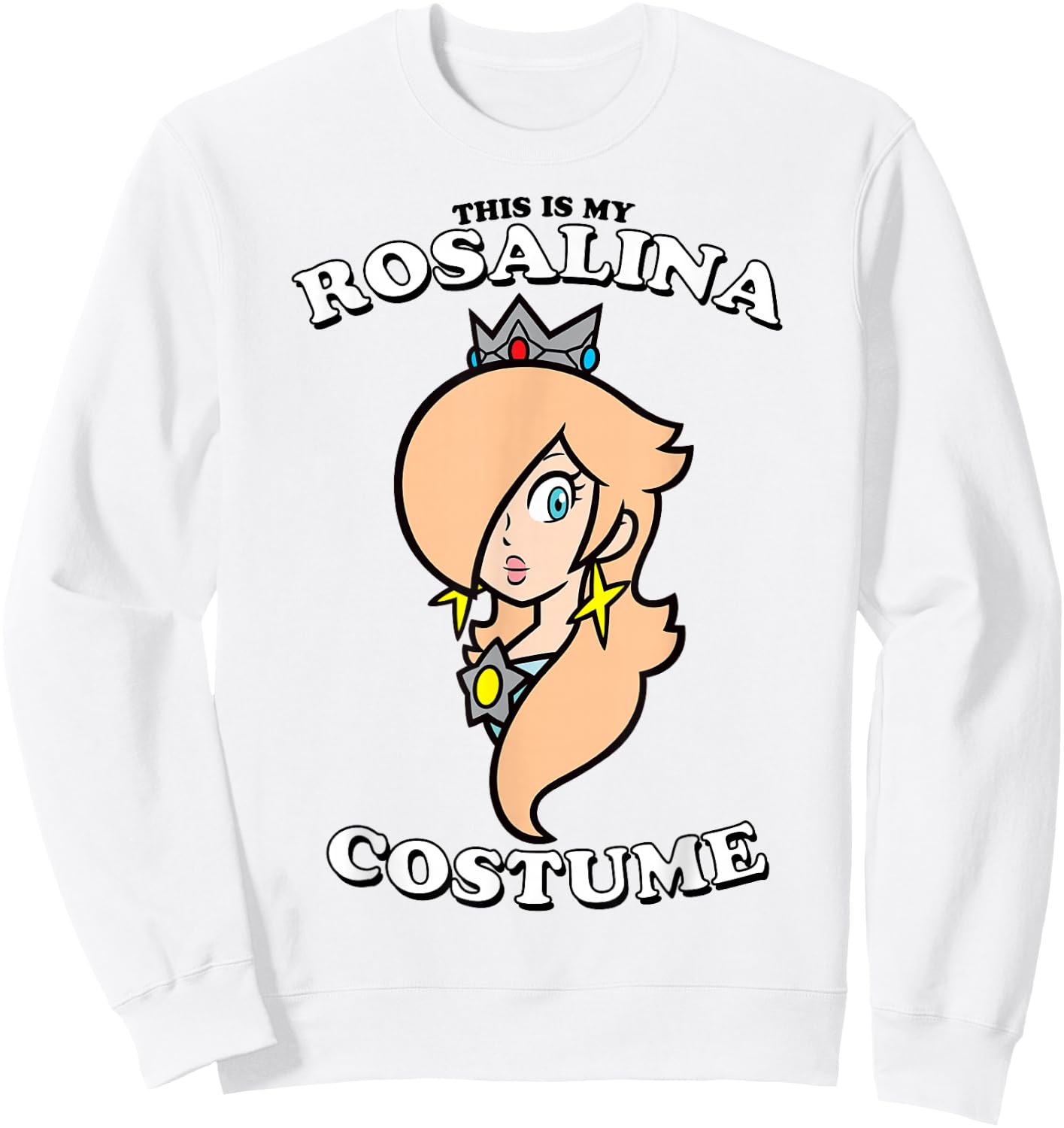 Super Mario Halloween This Is My Rosalina Costume Sweatshirt - Sweatshirt | White