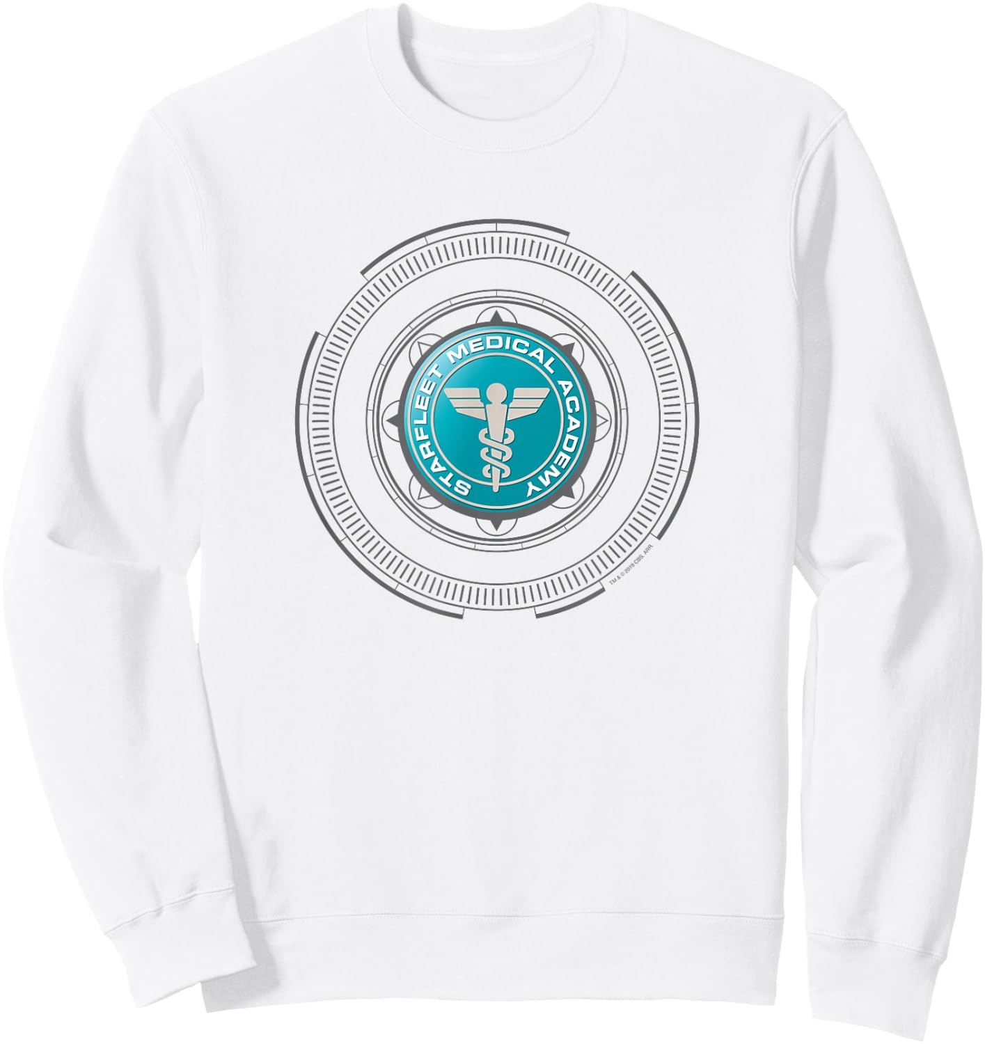 Star Trek Starfleet Medical Badge Sweatshirt - Sweatshirt | White