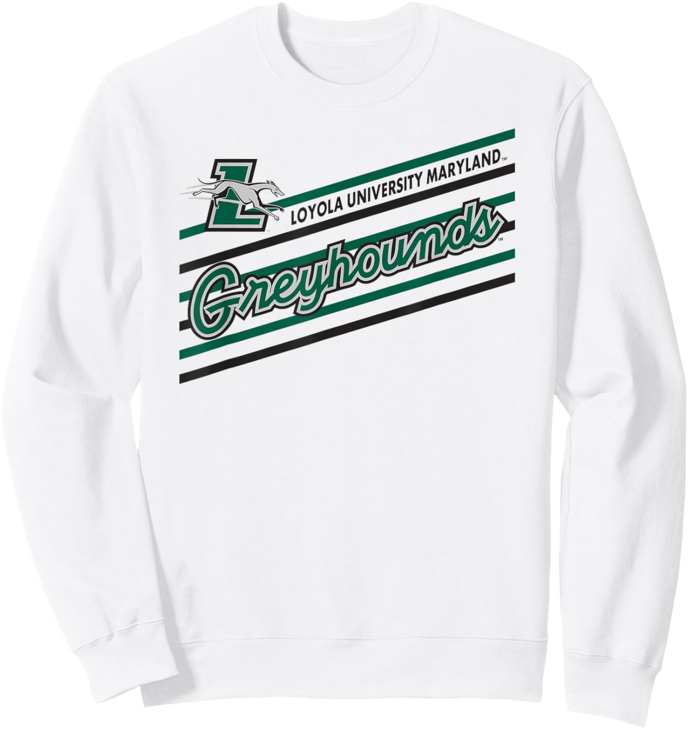 Loyola Maryland Greyhounds Retro Performer Gray Sweatshirt - Sweatshirt | White