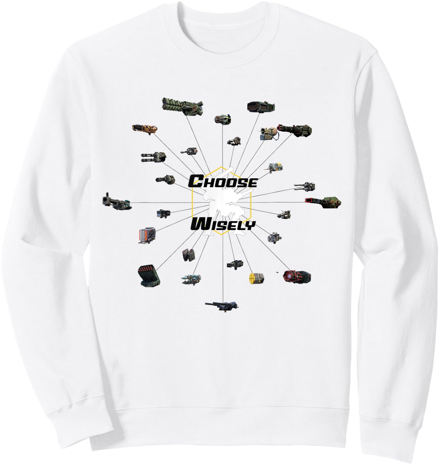 War Robots: Choose Wisely Sweatshirt - Sweatshirt | White
