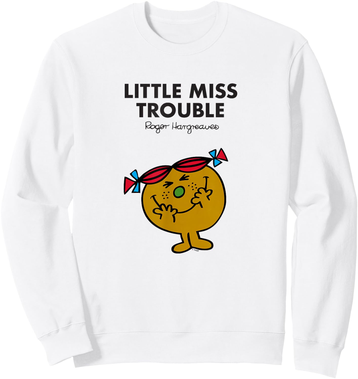 Mr. Men Little Miss Trouble Sweatshirt - Sweatshirt | White