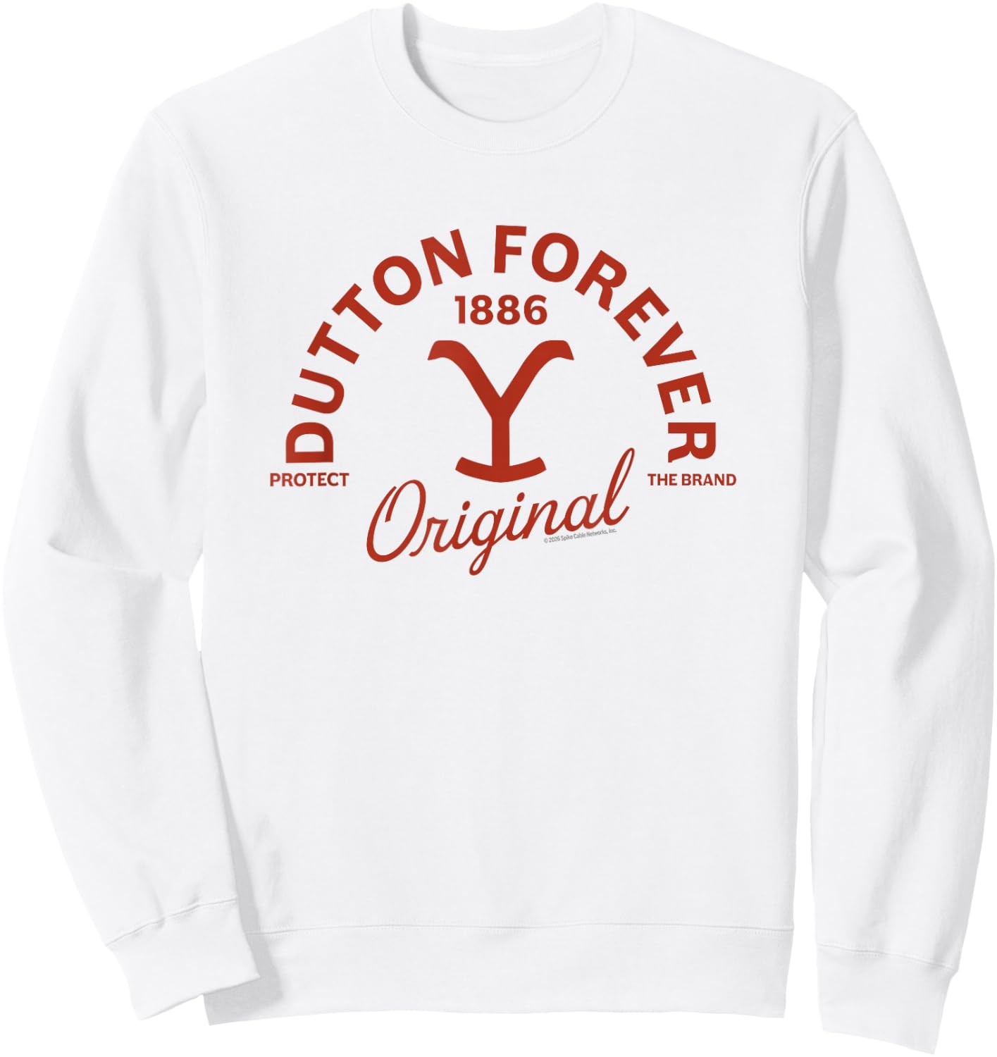 Yellowstone Dutton Ranch Montana Officially Licensed Sweatshirt - Sweatshirt | White