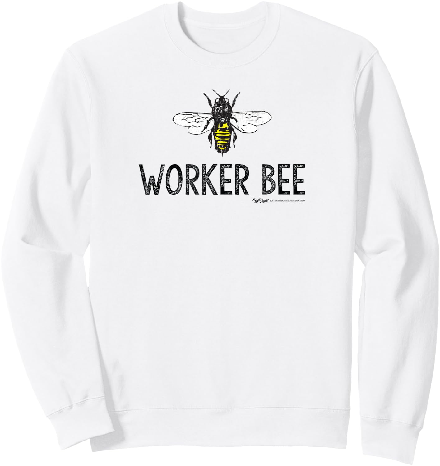 Vintage Honey Worker Bee Beekeeping Sweatshirt - Sweatshirt | White