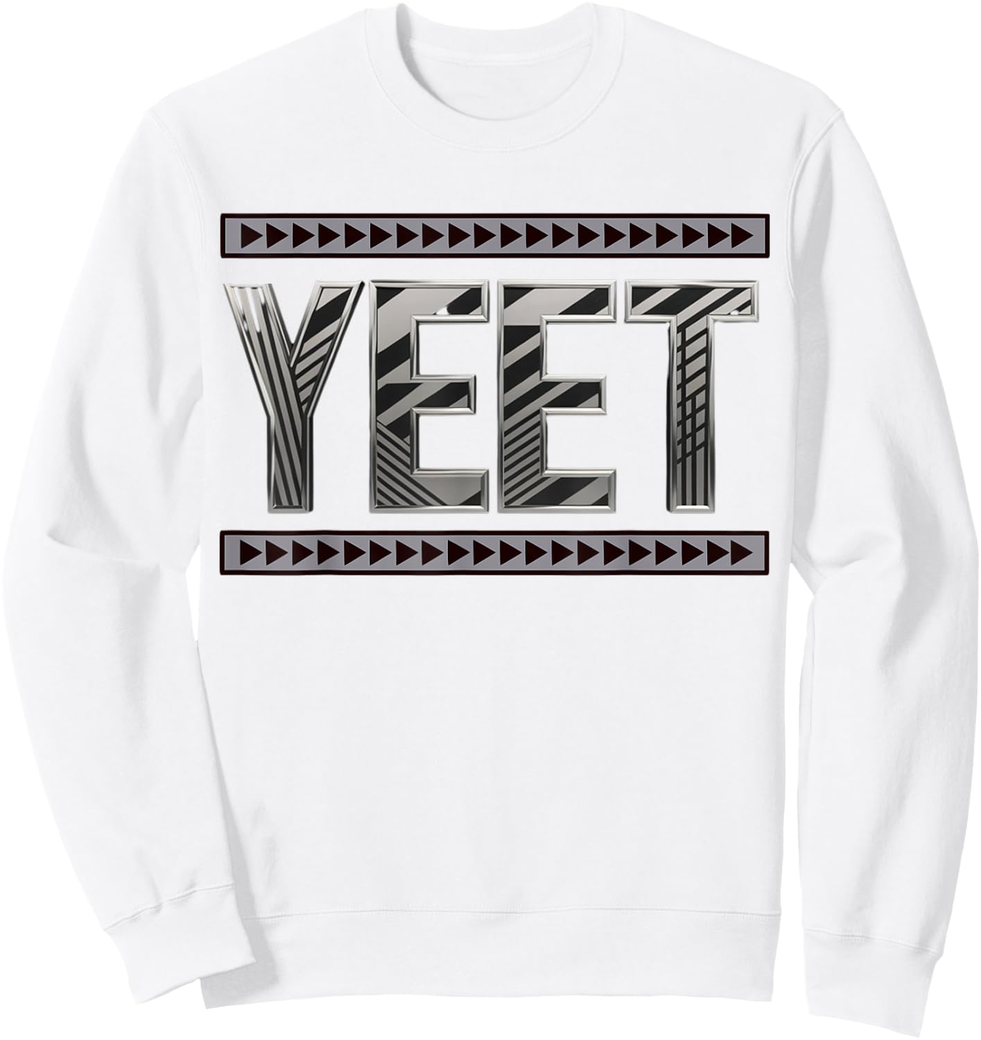 Vintage Yeet Shirt Apparel Saying Funny Just Yeet It Sweatshirt - Sweatshirt | White