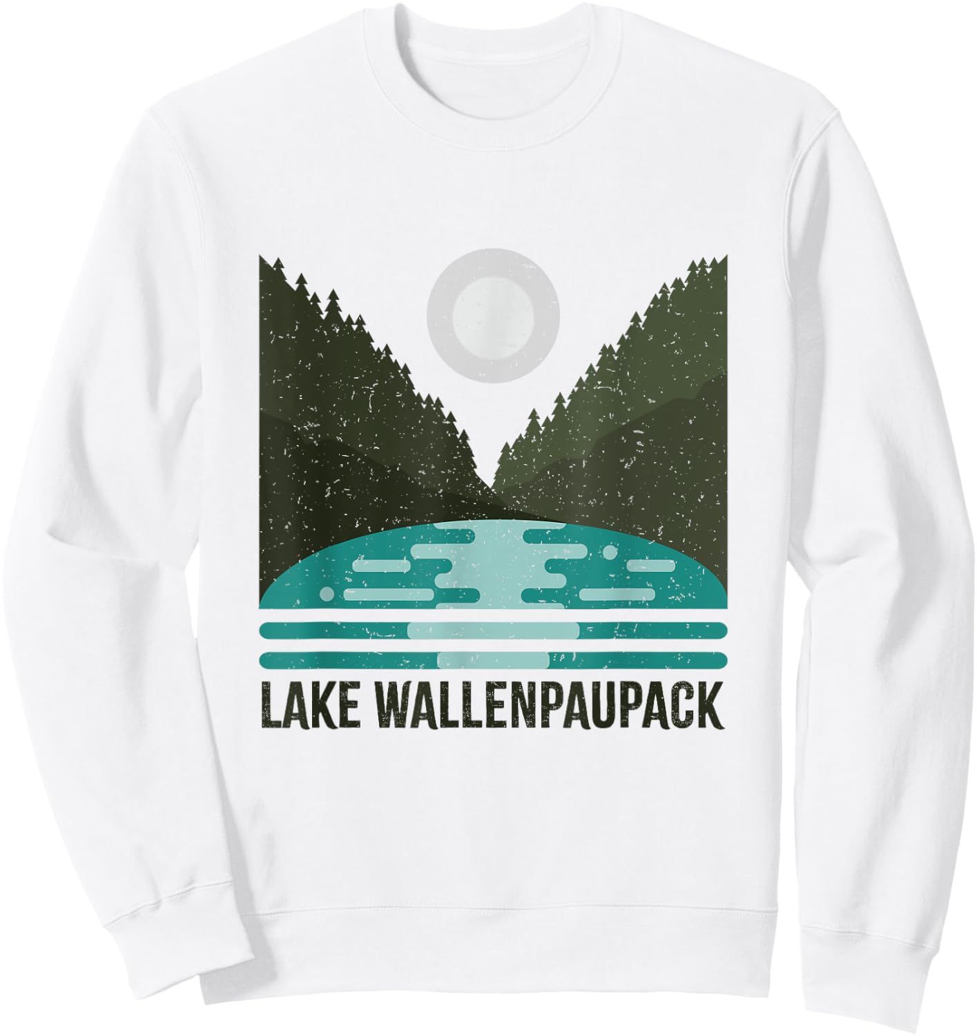 Pennsylvania | Lake Wallenpaupack PA Shirt Sweatshirt - Sweatshirt | White