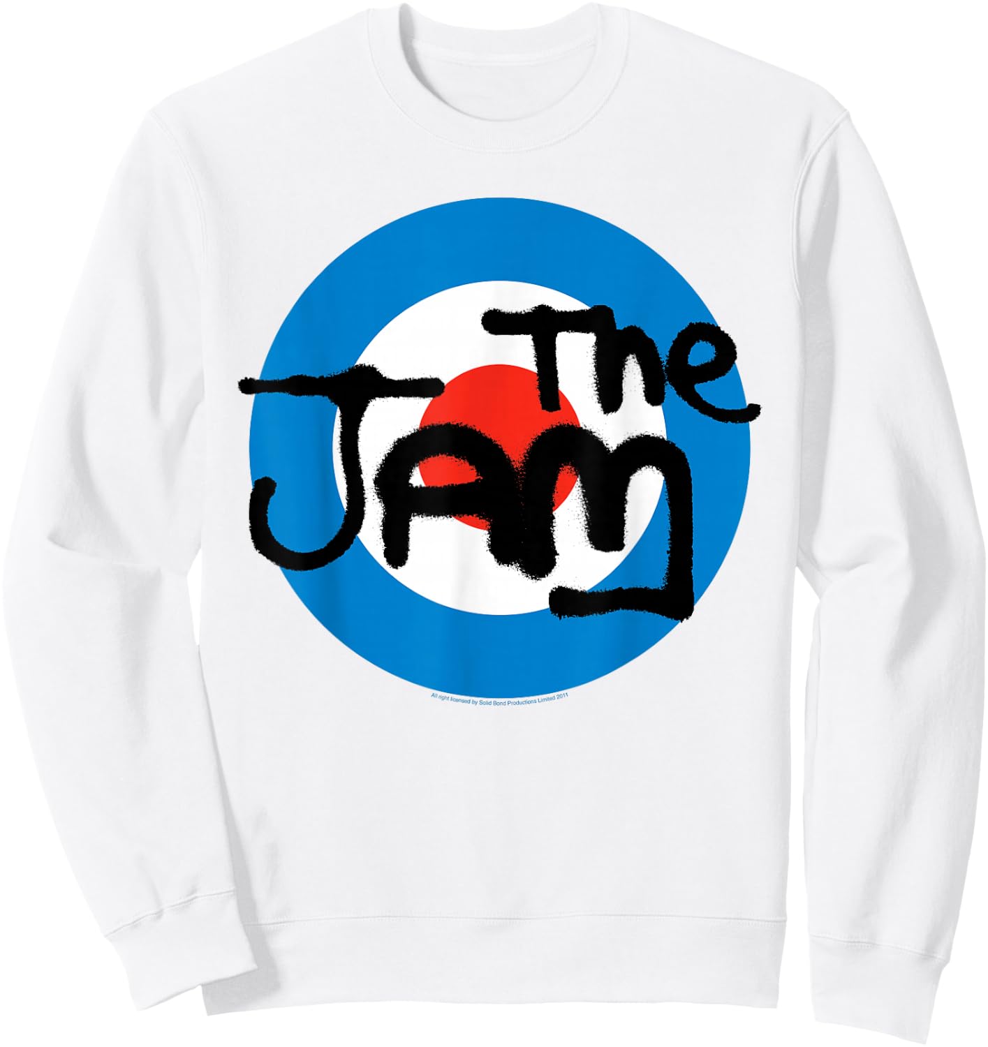 The Jam Official Spray Logo Target Sweatshirt - Sweatshirt | White